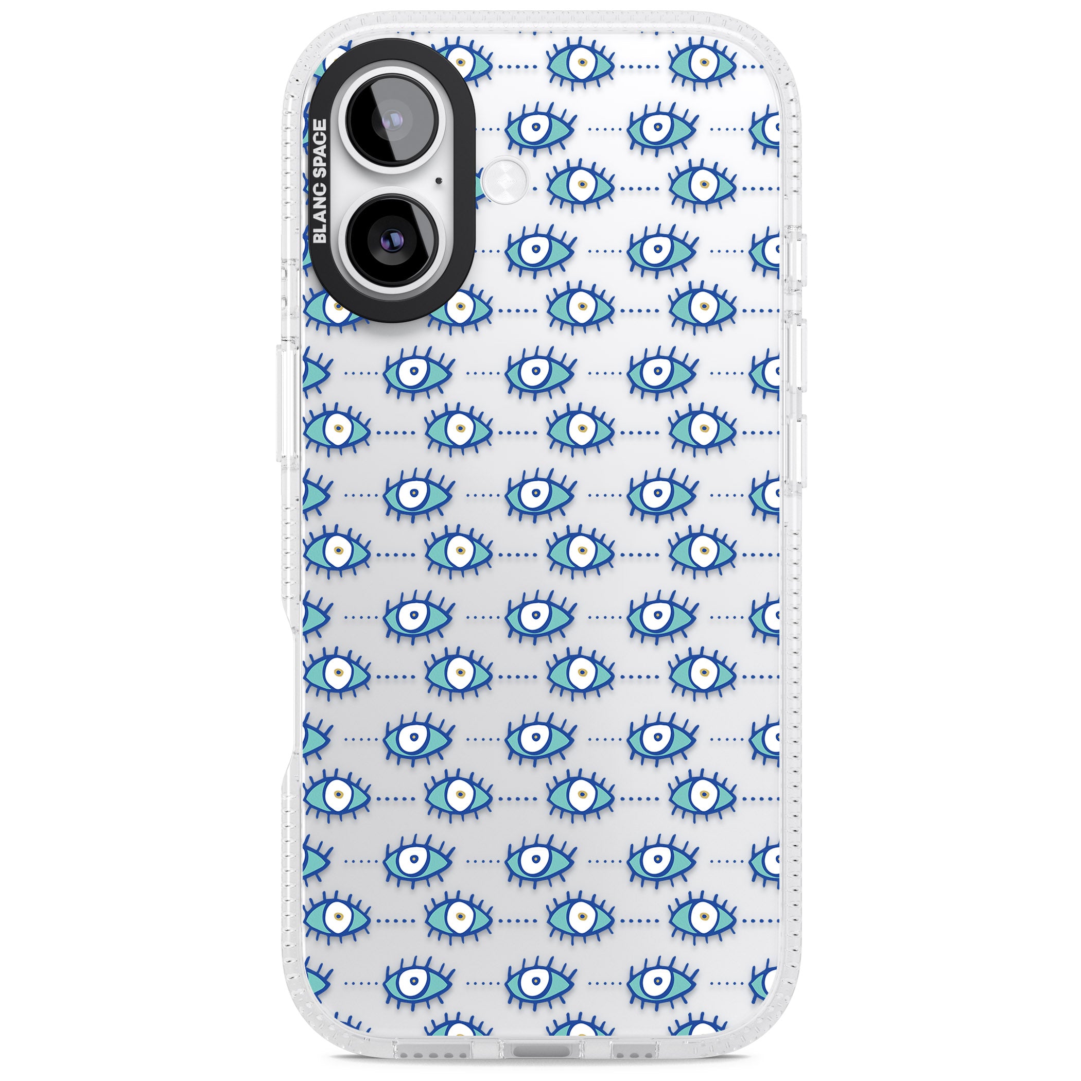 Psychedelic Eyes iPhone 17 Impact Air Clear Phone Case