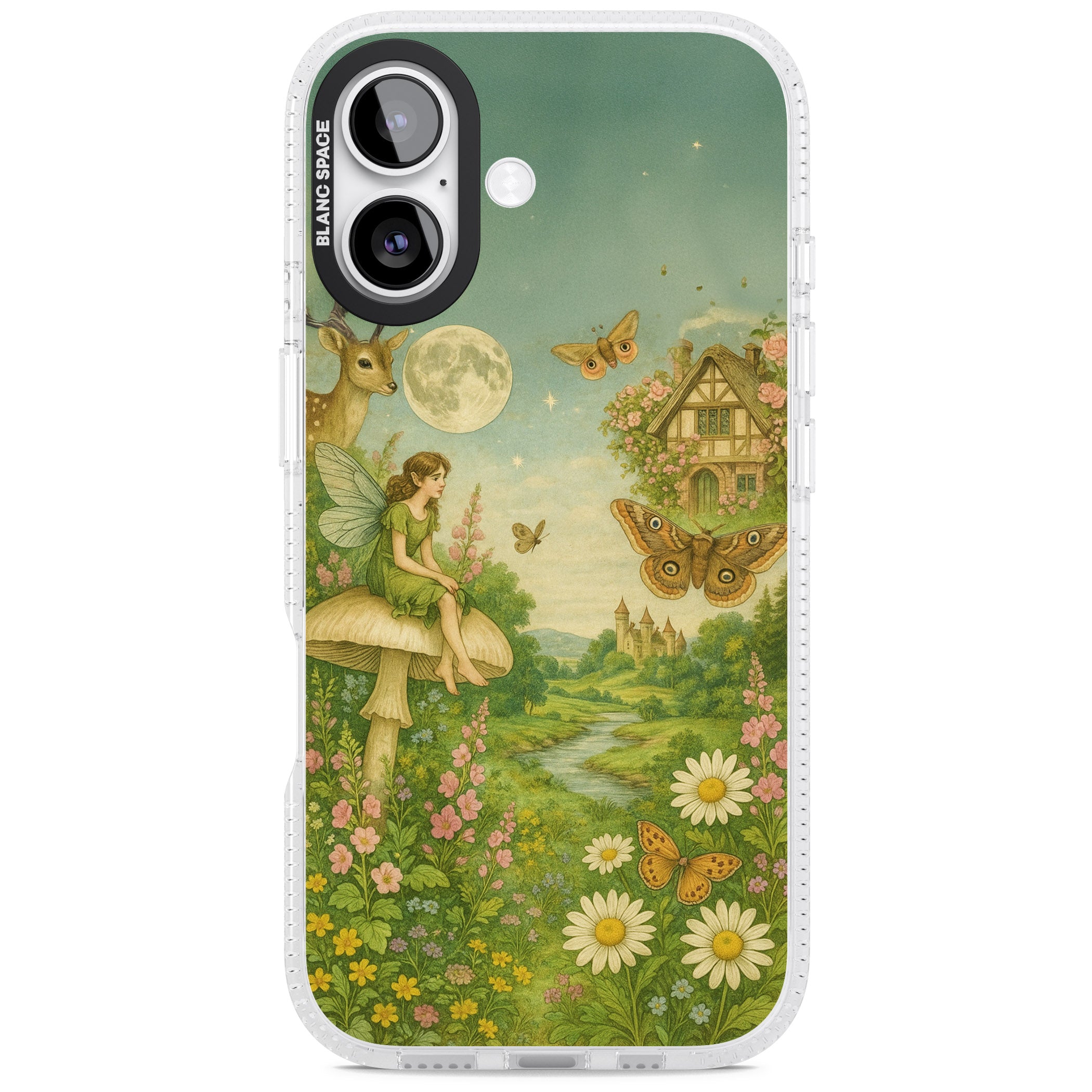 Cottage Fairy iPhone 17 Impact Air Clear Phone Case