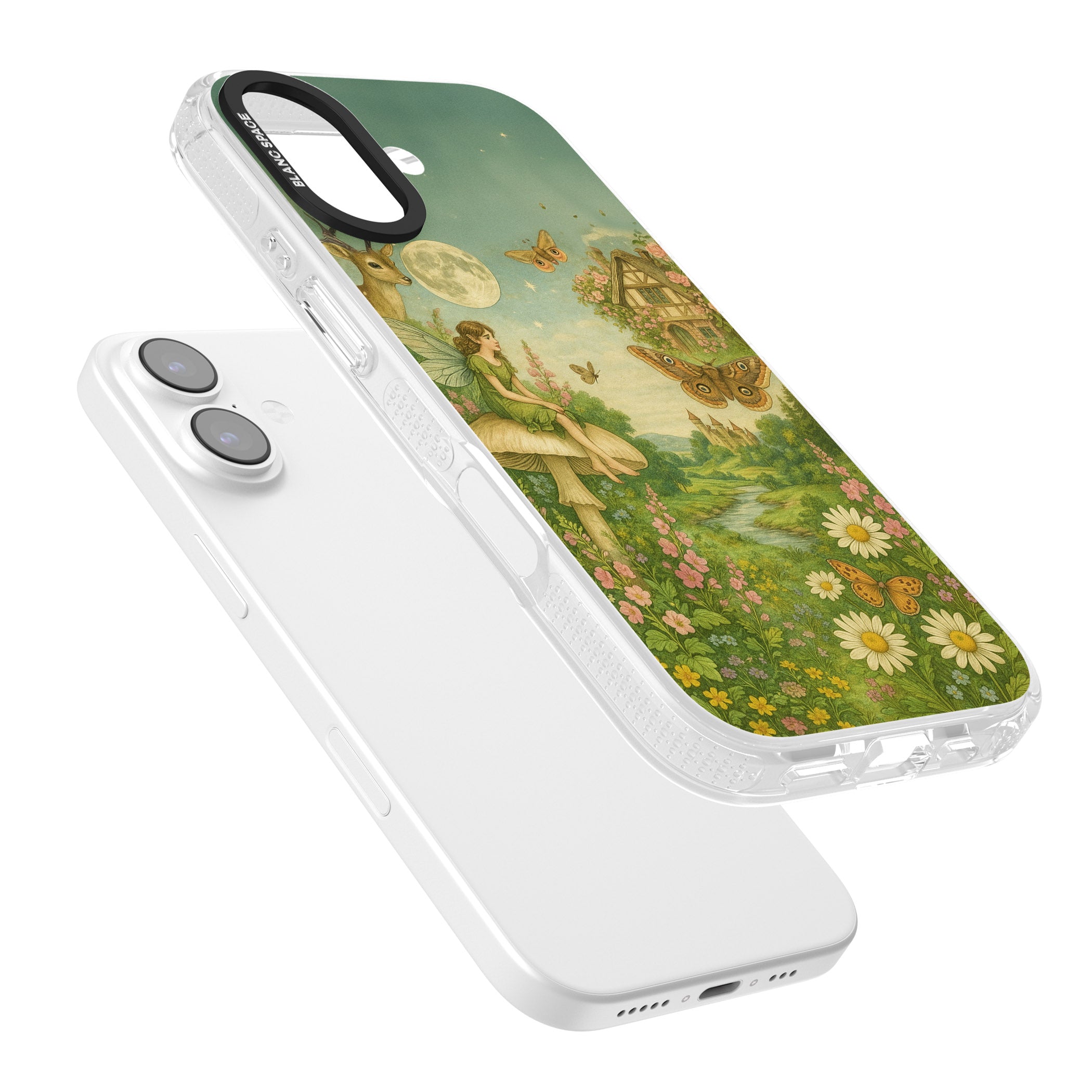Cottage Fairy iPhone 17 Impact Air Clear Phone Case Colours