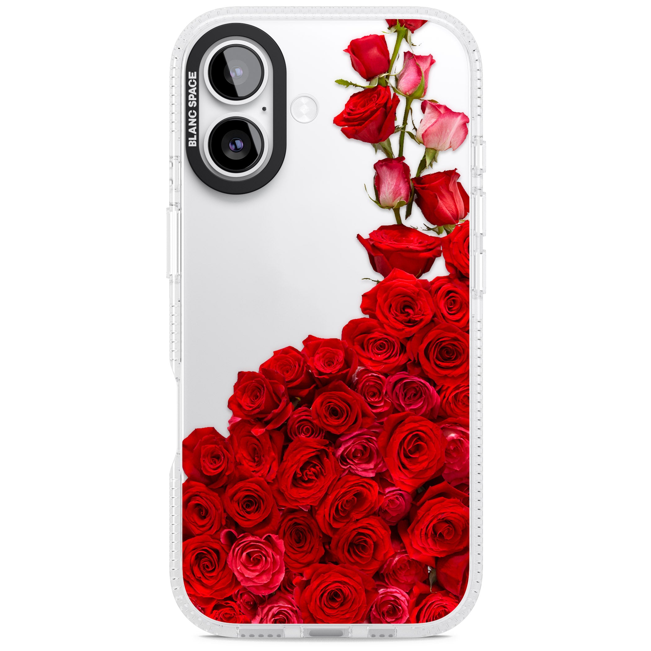 Floral Roses iPhone 17 Impact Air Clear Phone Case