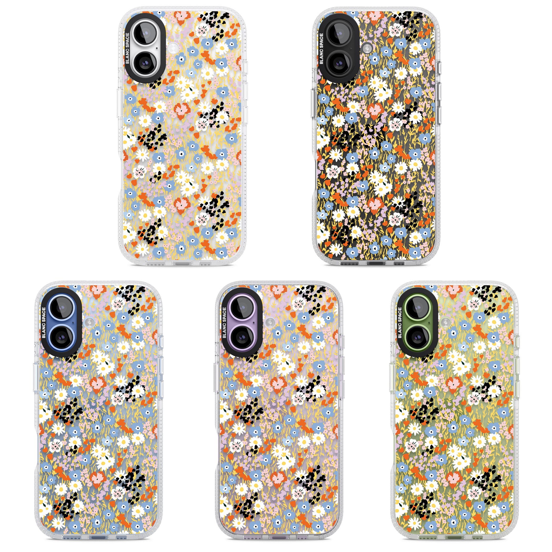 Floral Delight: Vibrant Blooms iPhone 17 Impact Air Clear Phone Case APT Impact Protection