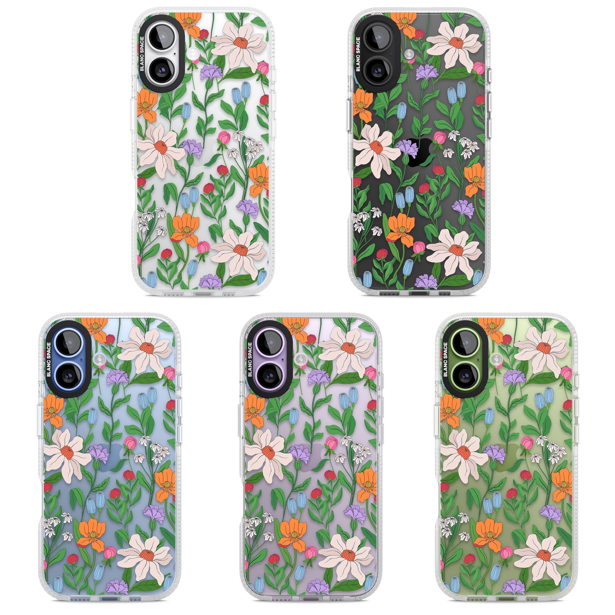 Full Bloom iPhone 17 Impact Air Clear Phone Case APT Impact Protection