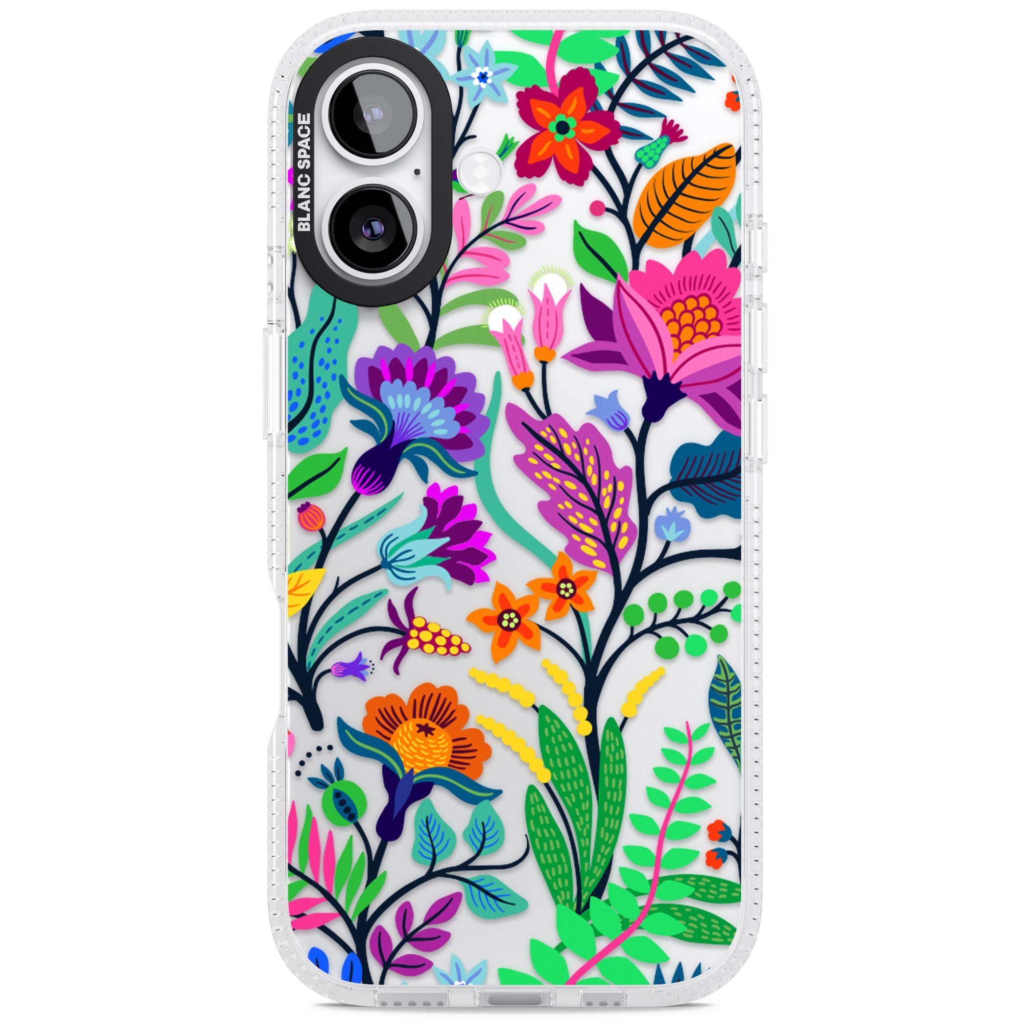 Floral Vibe iPhone 17 Impact Air Clear Phone Case