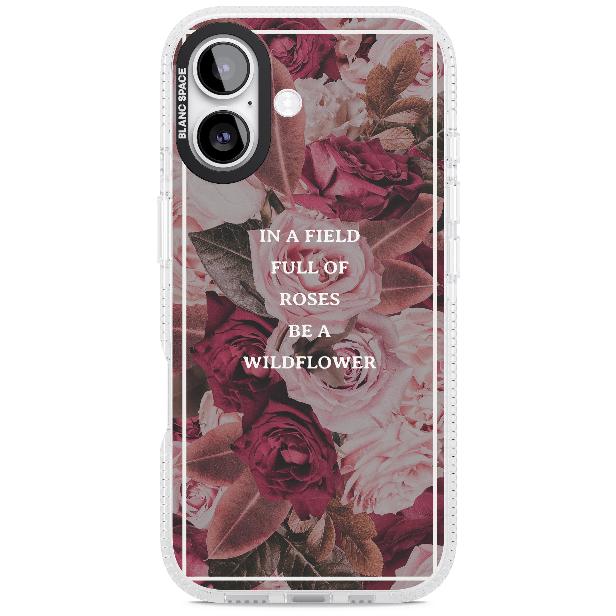 Wildflower Floral Quote iPhone 17 Impact Air Clear Phone Case