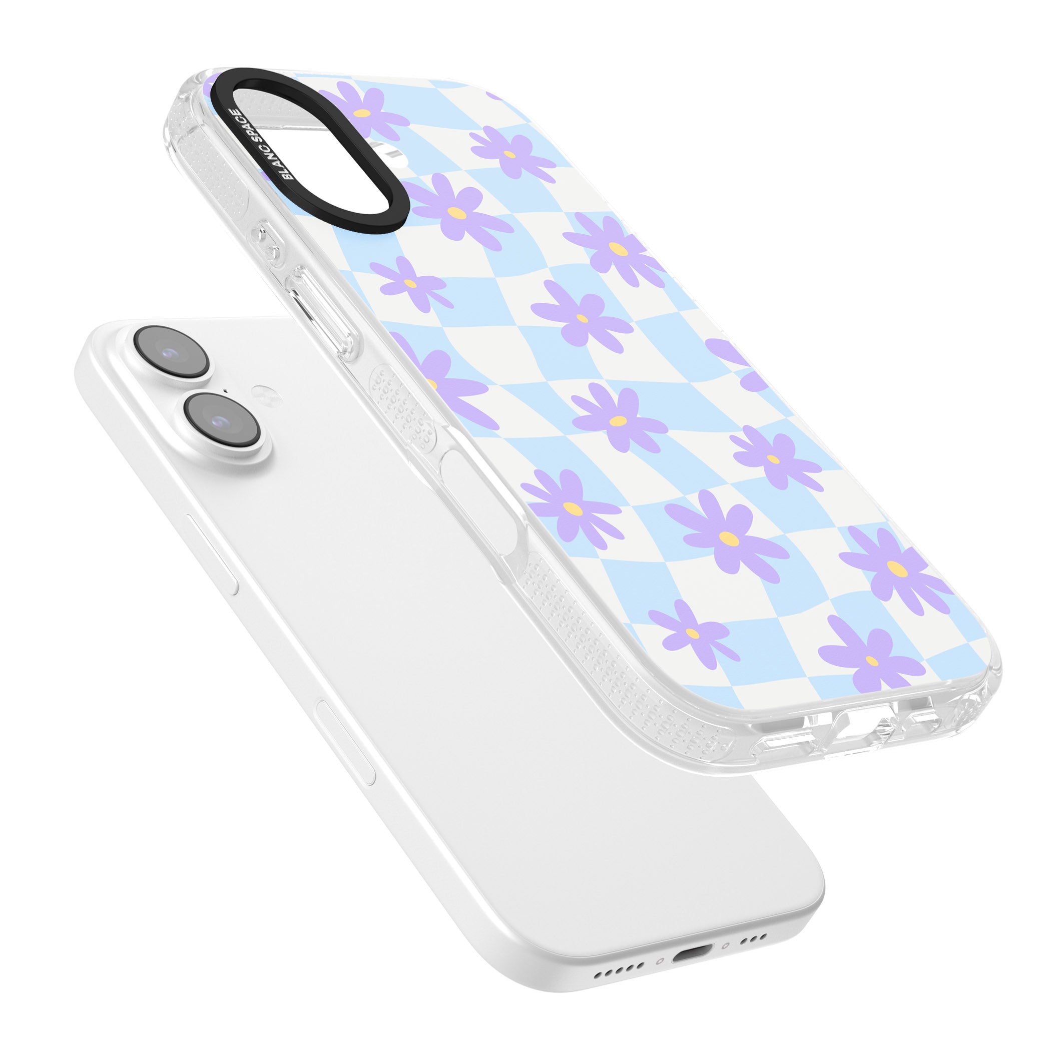 Serene Skies & Flowers iPhone 17 Impact Air Clear Phone Case Colours