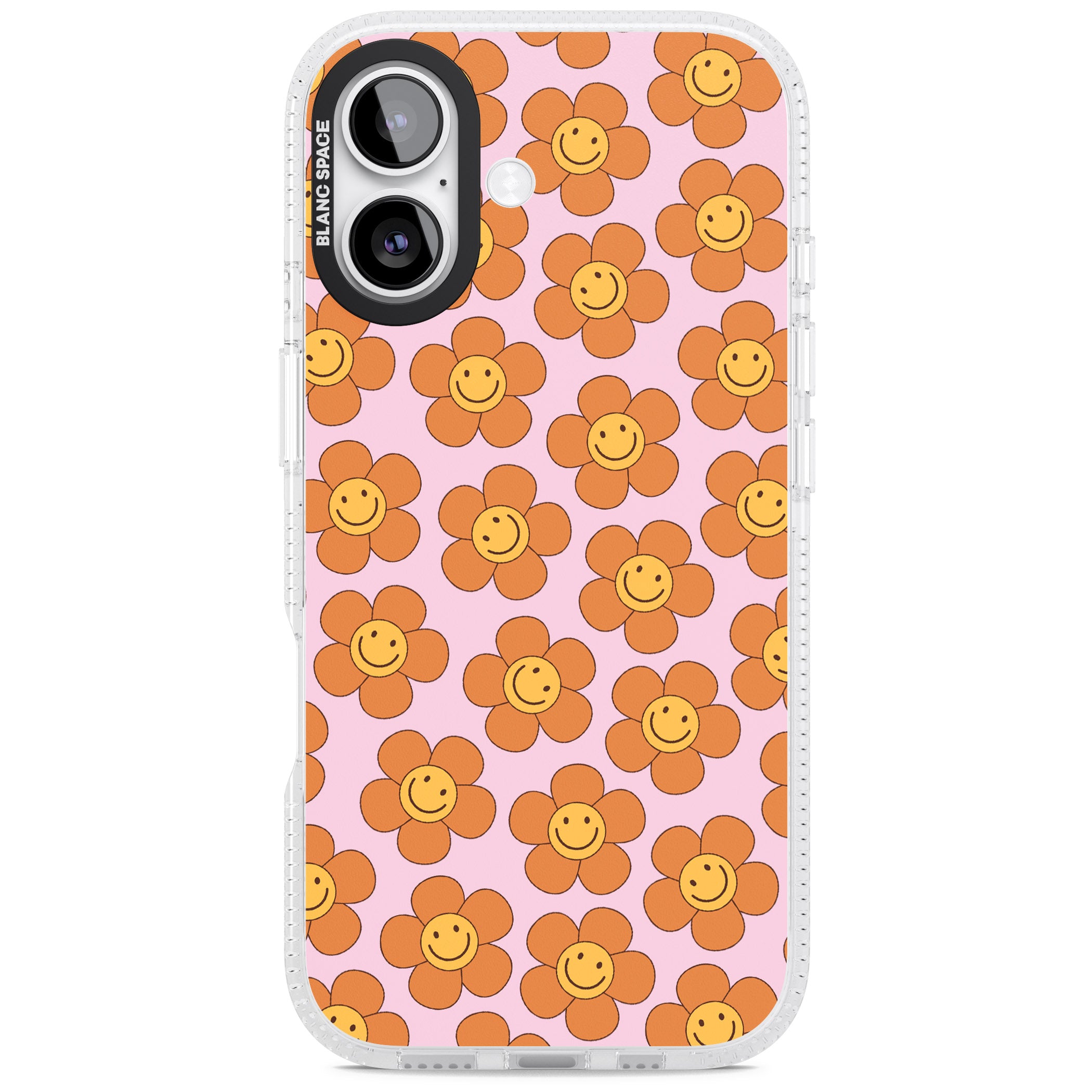 Floral Smiles iPhone 17 Impact Air Clear Phone Case