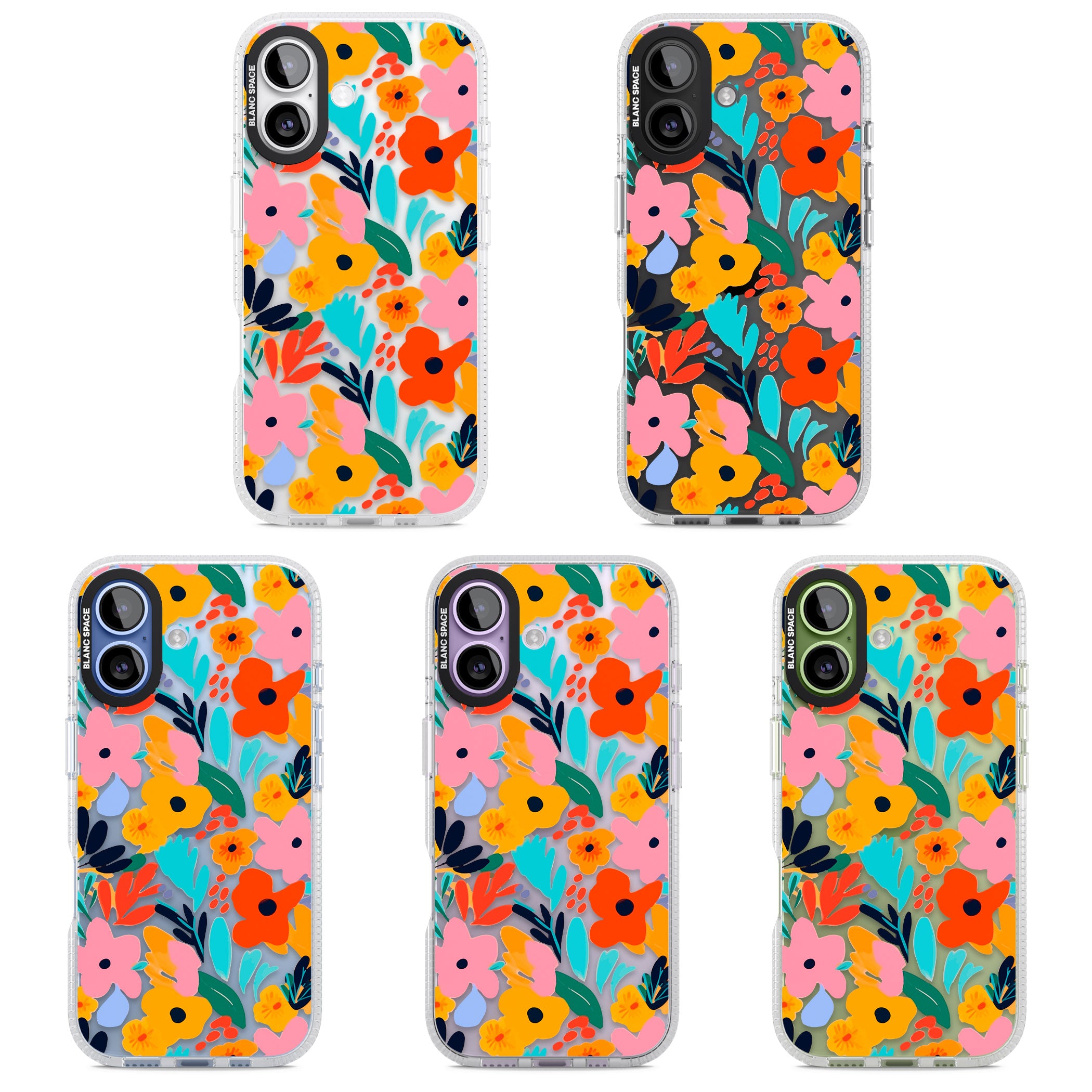 Floral Fiesta iPhone 17 Impact Air Clear Phone Case APT Impact Protection