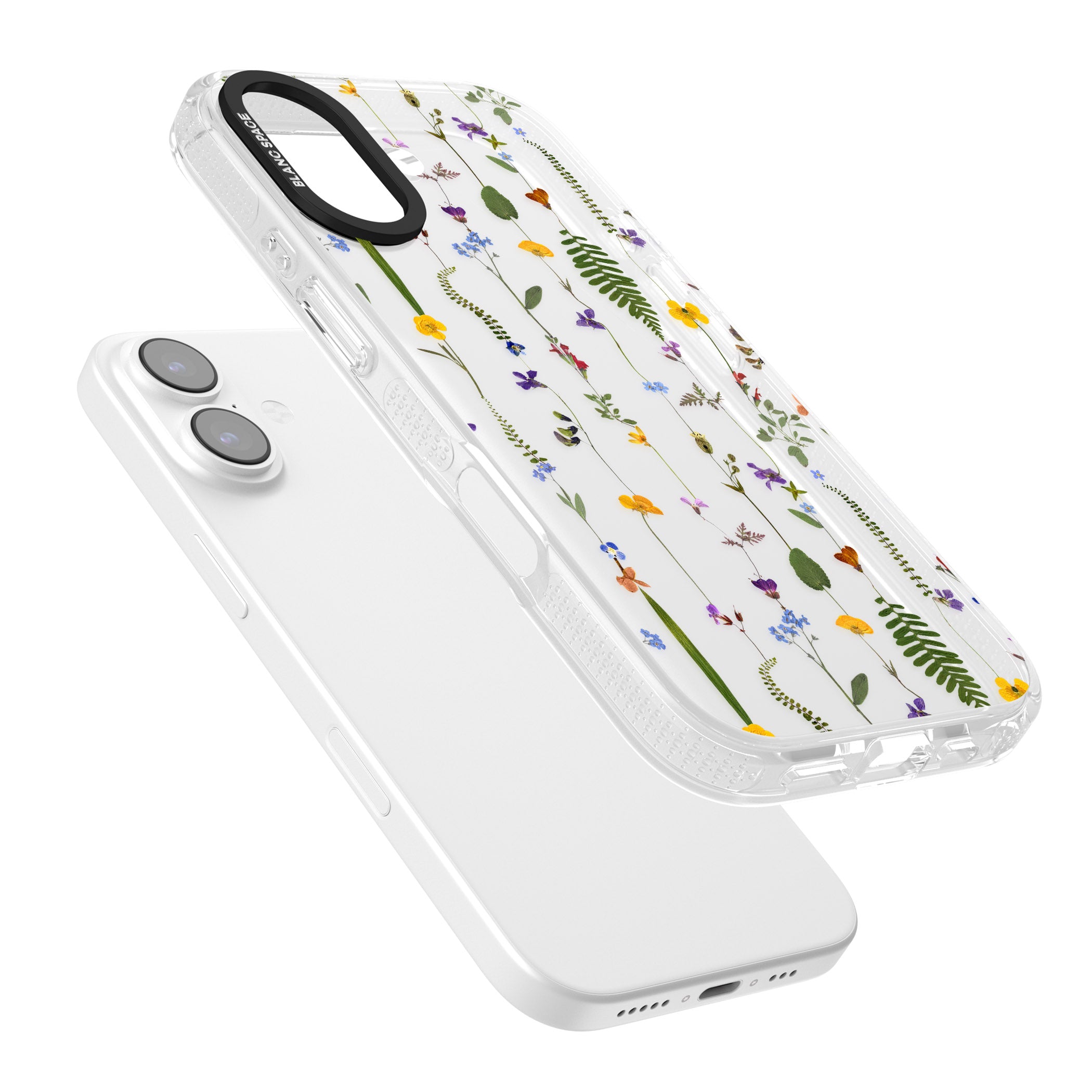 Wildflower Chain iPhone 17 Impact Air Clear Phone Case Colours