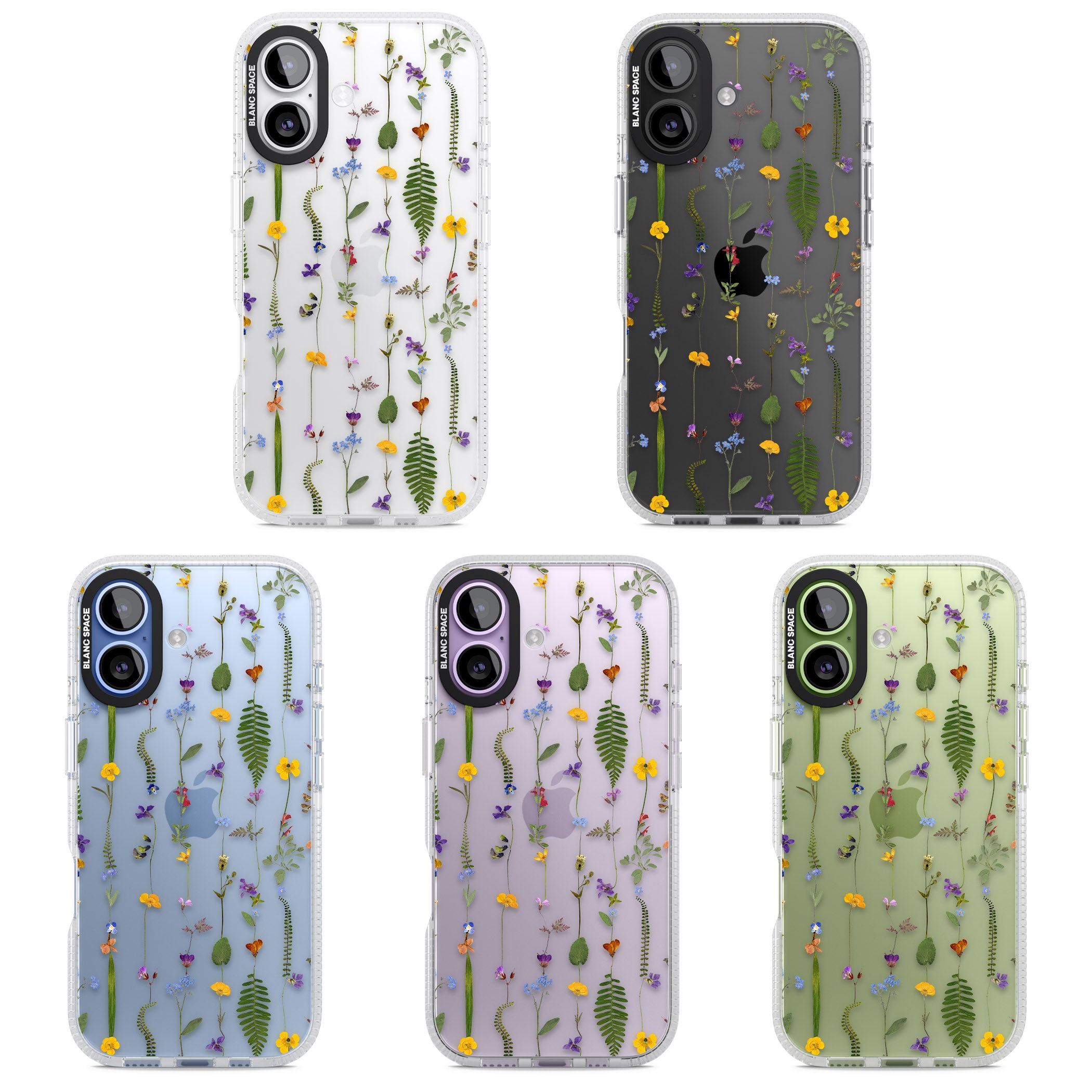 Wildflower Chain iPhone 17 Impact Air Clear Phone Case APT Impact Protection