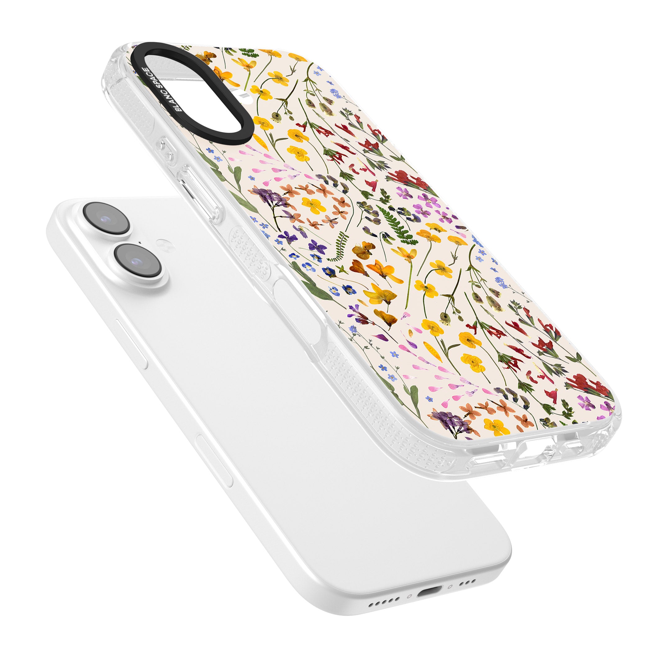 Wildflower Bouquet Cream iPhone 17 Impact Air Clear Phone Case Colours