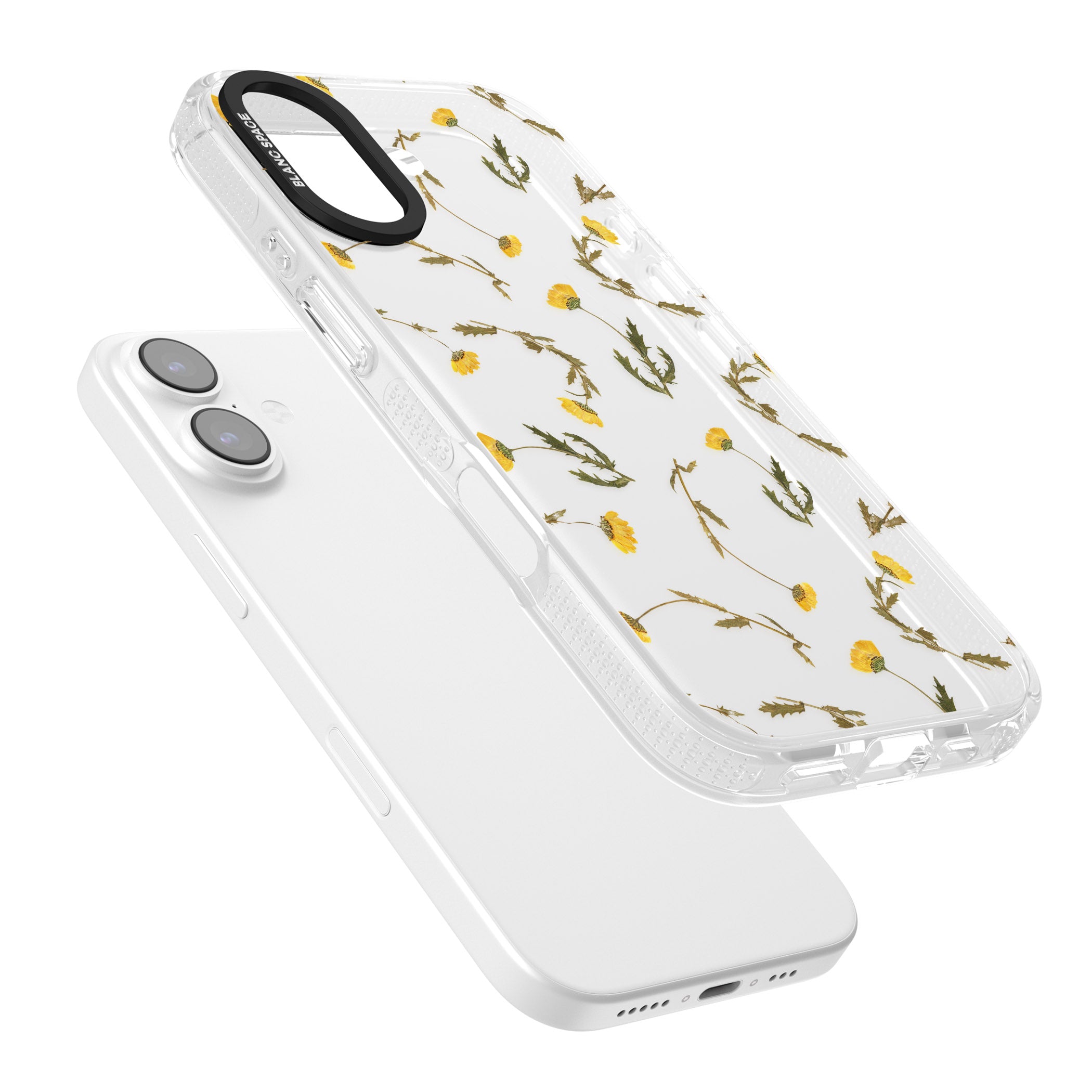 Wildflower Yellow iPhone 17 Impact Air Clear Phone Case Colours