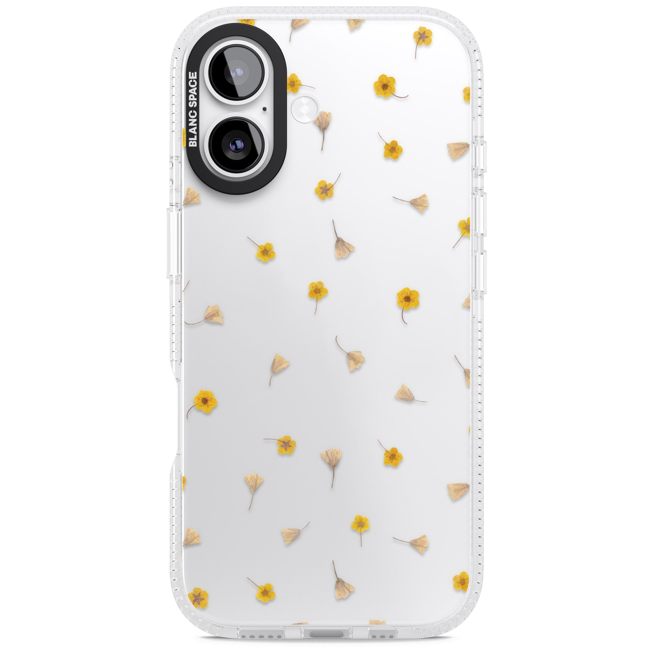 Tiny Yellow Flower iPhone 17 Impact Air Clear Phone Case