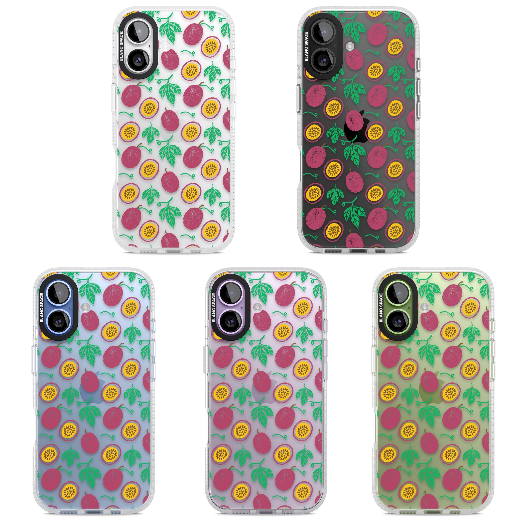 Passion Fruit Paradise iPhone 17 Impact Air Clear Phone Case APT Impact Protection