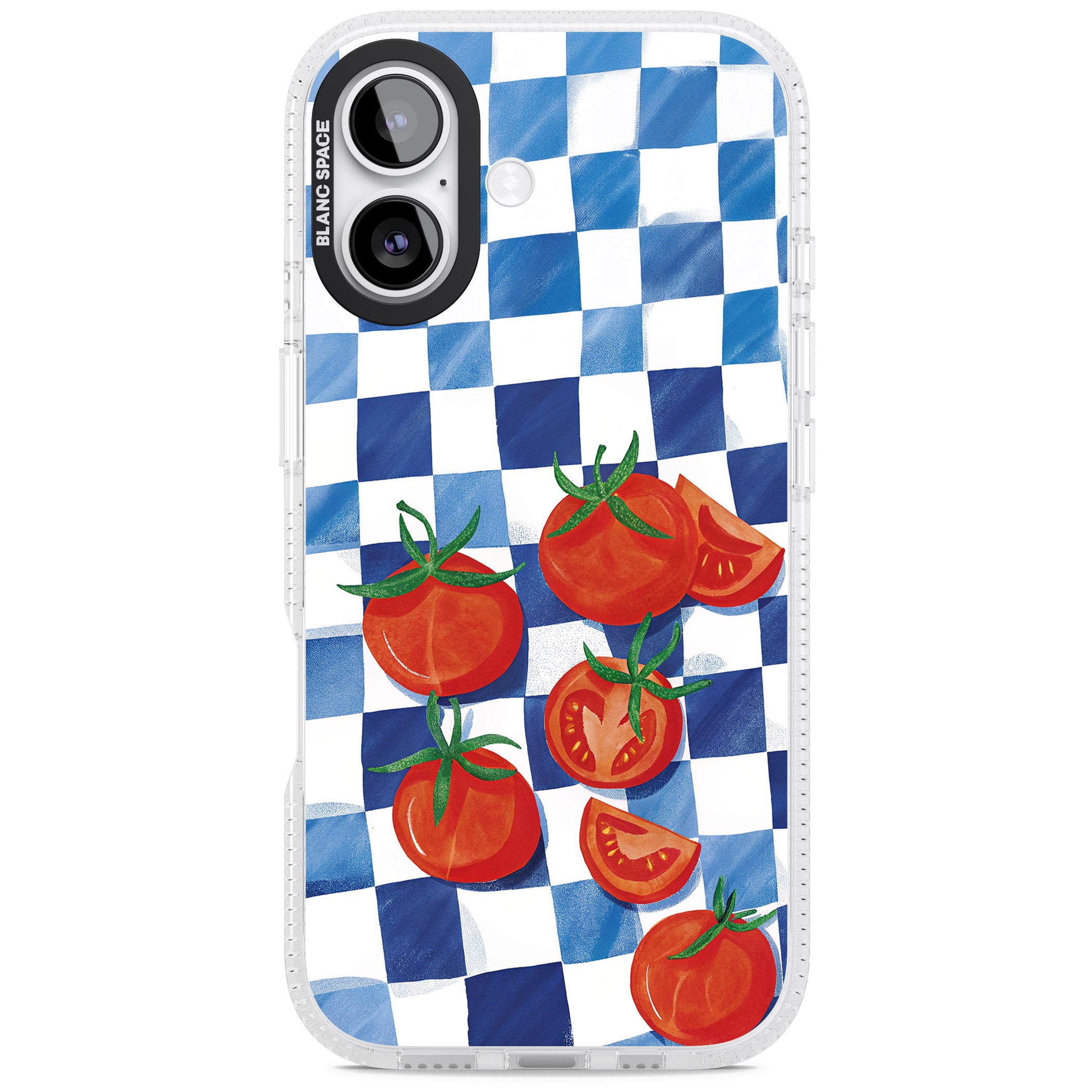 Blue Picnic Blanket & Tomatoes iPhone 17 Impact Air Clear Phone Case