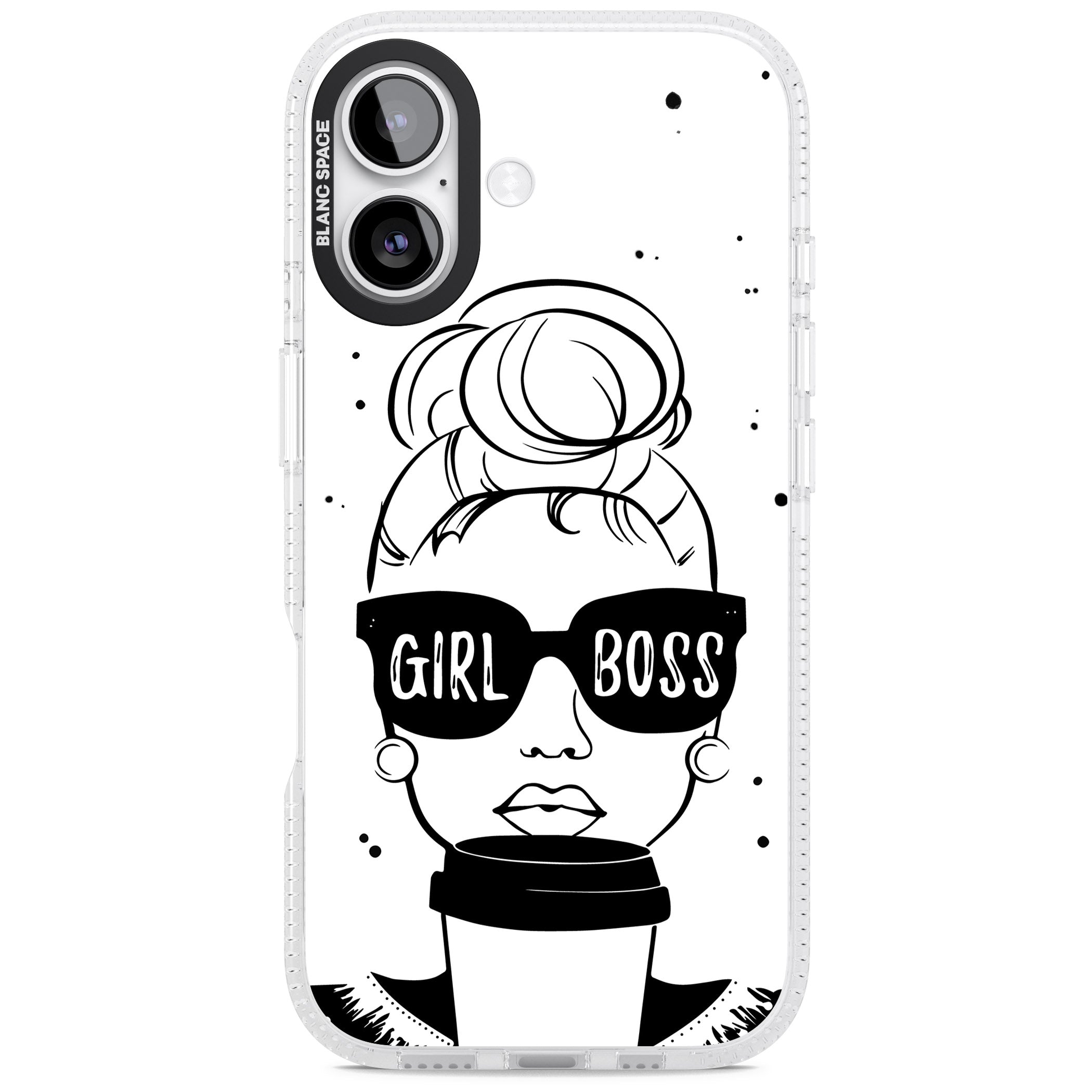 Girl Boss iPhone 17 Impact Air Clear Phone Case