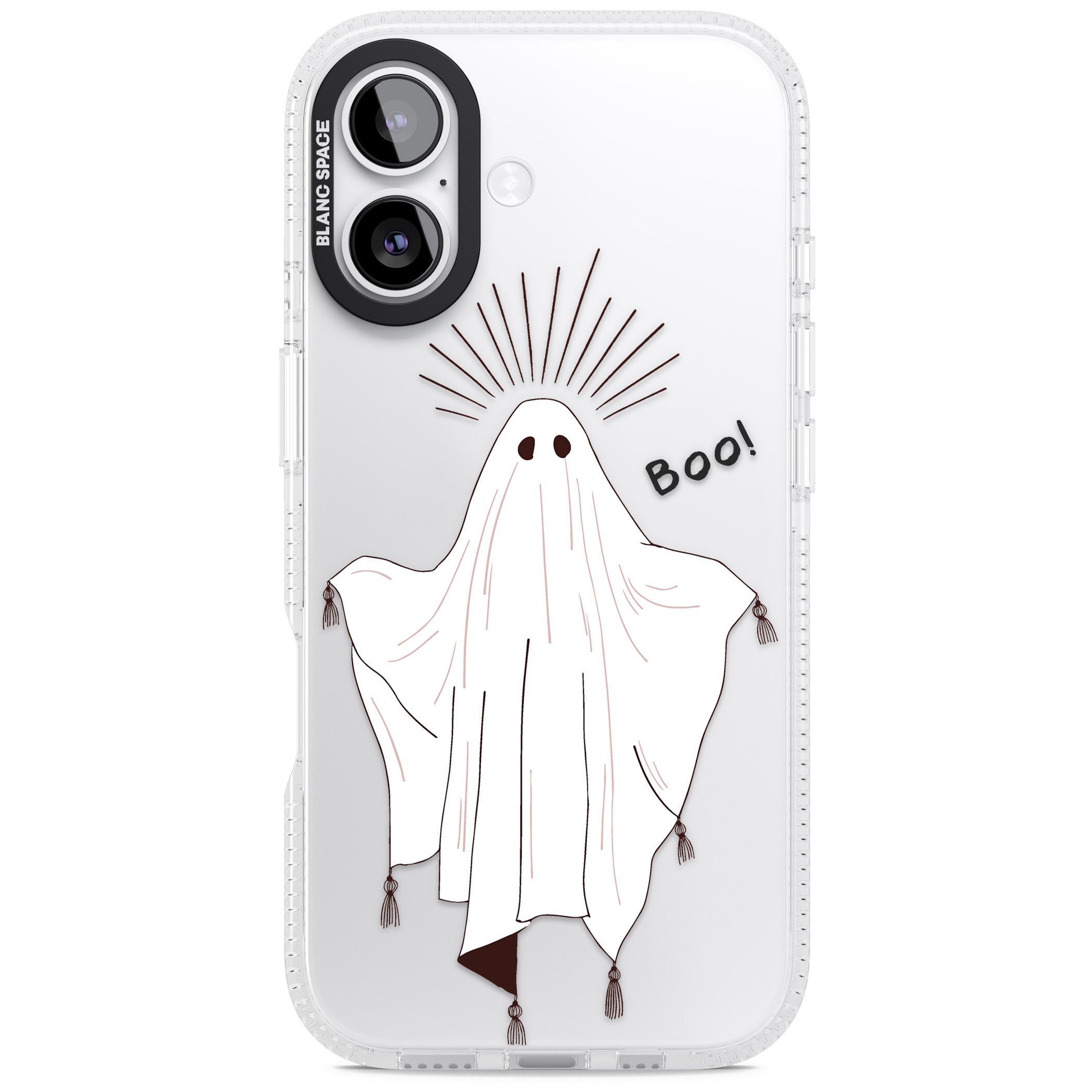 Boo! iPhone 17 Impact Air Clear Phone Case
