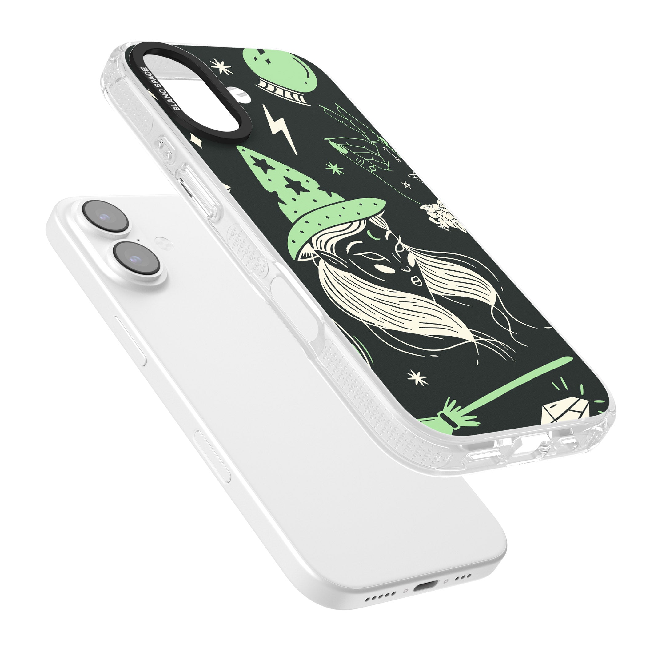 Astrology Witch Pattern iPhone 17 Impact Air Clear Phone Case Colours