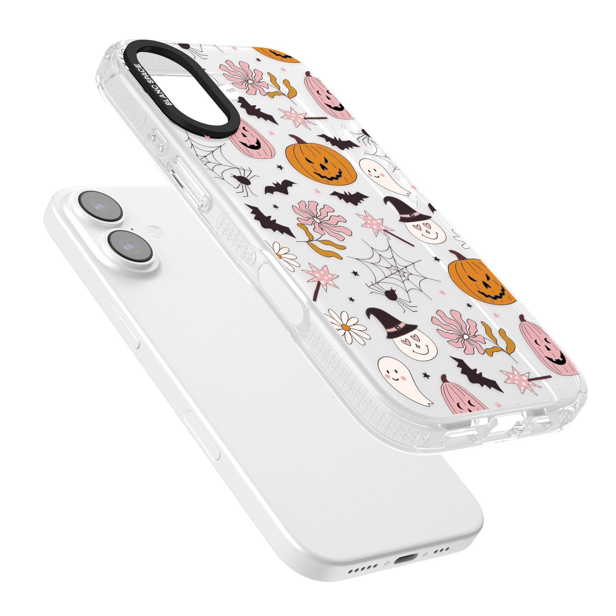 Spooky Mix iPhone 17 Impact Air Clear Phone Case Colours