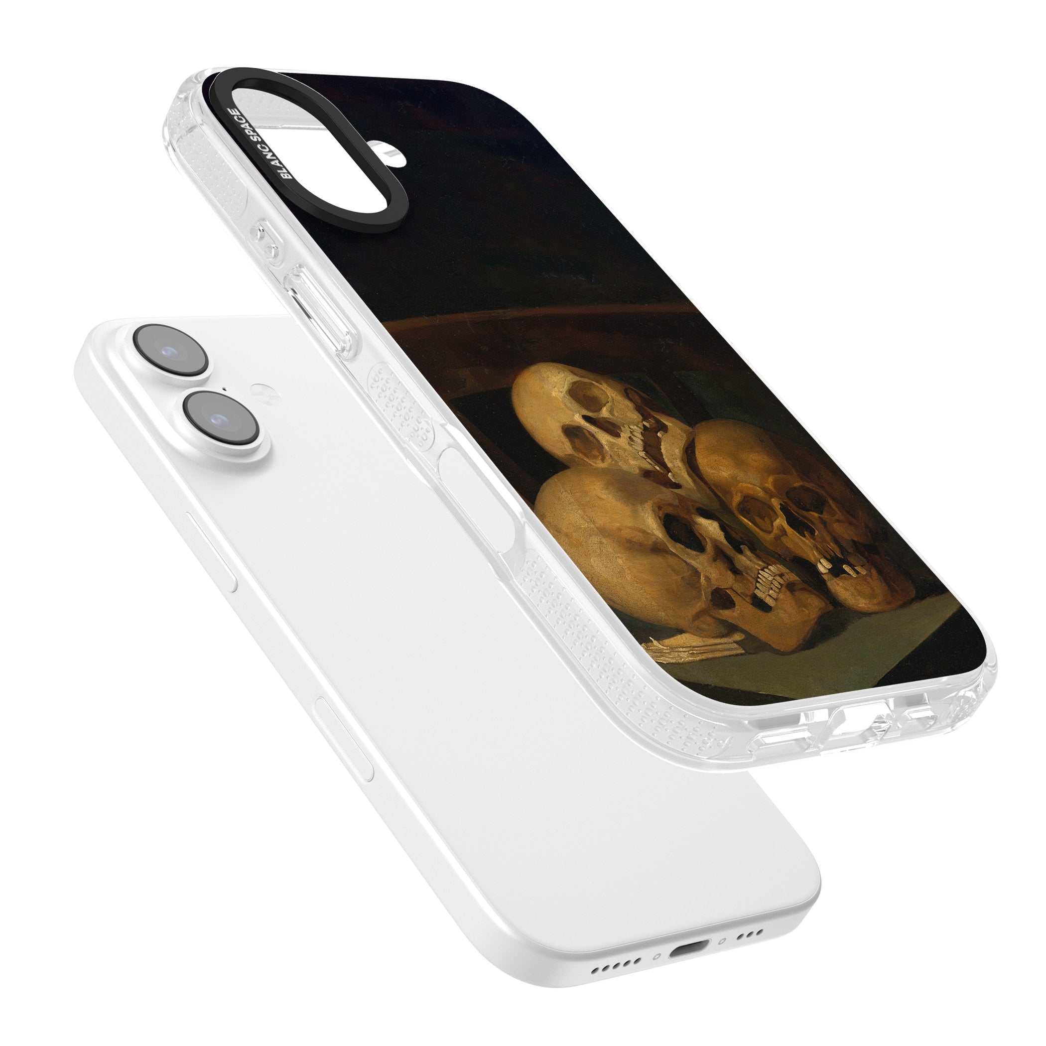 Still Life Of Three Skulls iPhone 17 Impact Air Clear Phone Case Colours