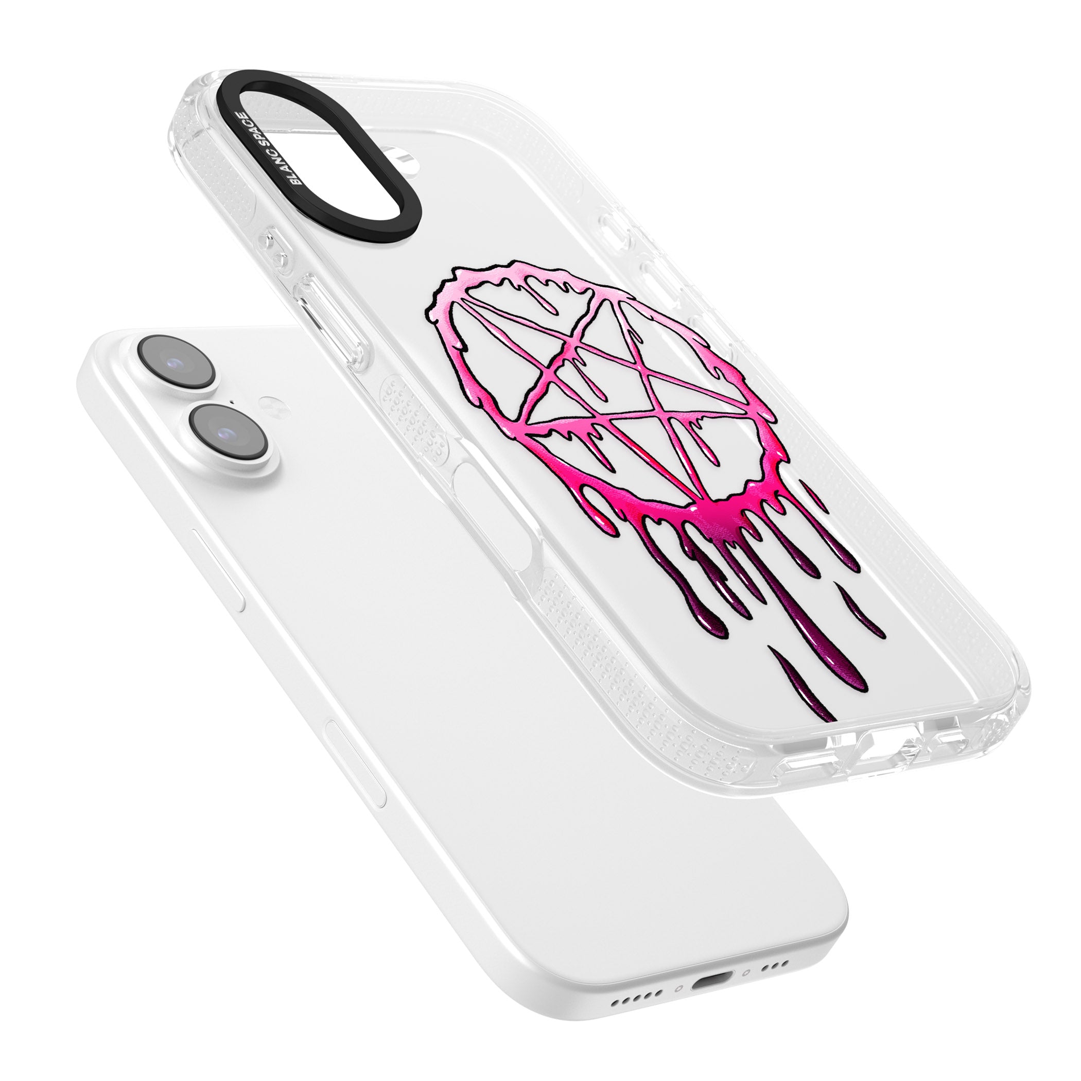Pentagram Of Blood iPhone 17 Impact Air Clear Phone Case Colours