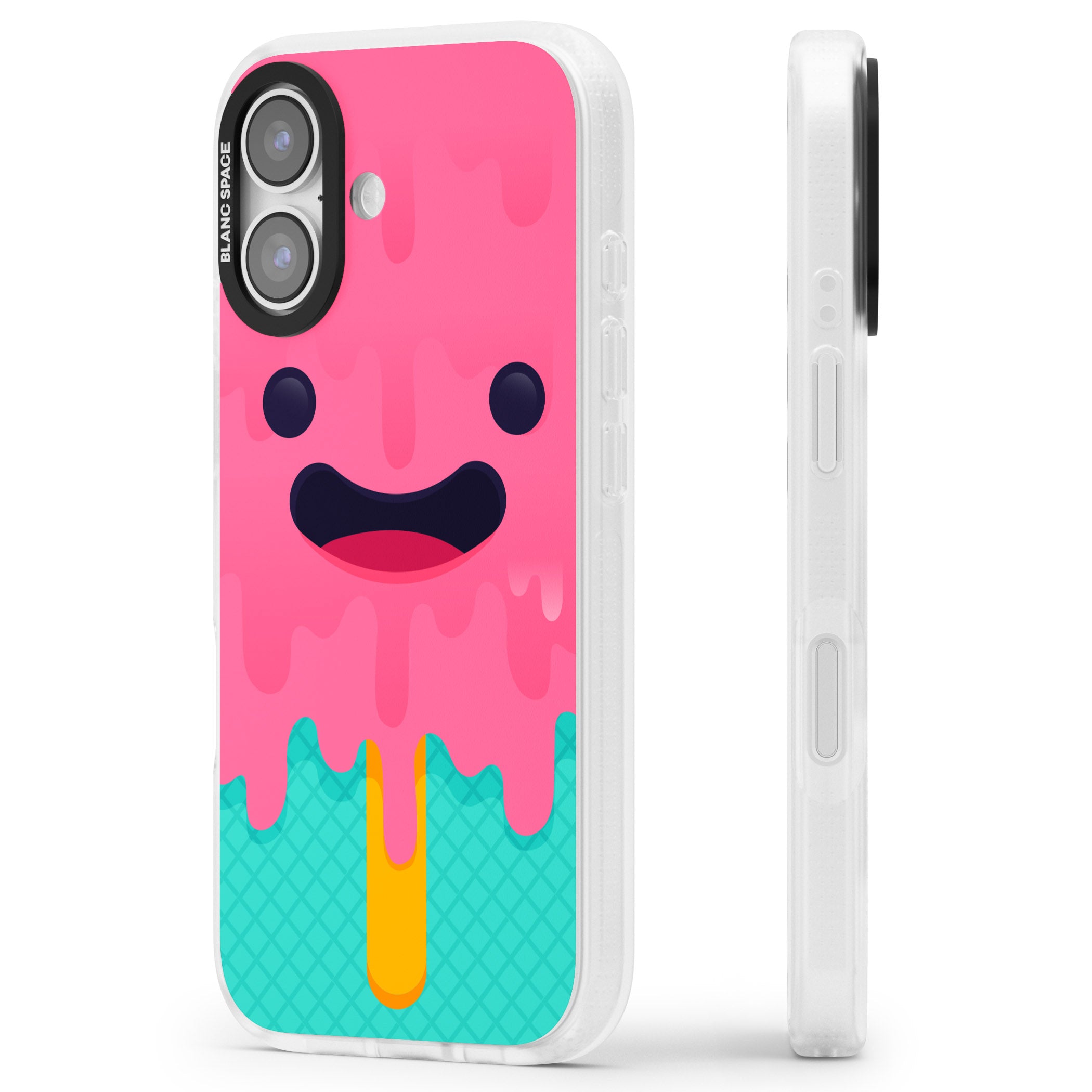 Ice Lolly iPhone 17 Impact Air Clear Phone Case Side Profile