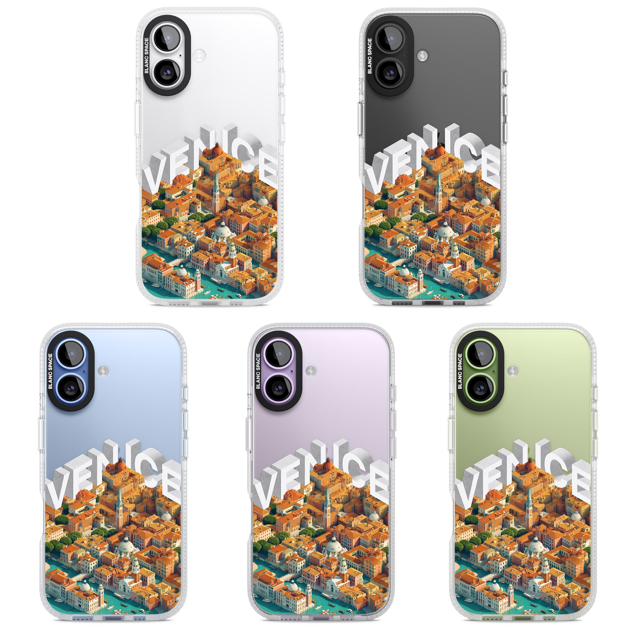 Venice iPhone 17 Impact Air Clear Phone Case APT Impact Protection