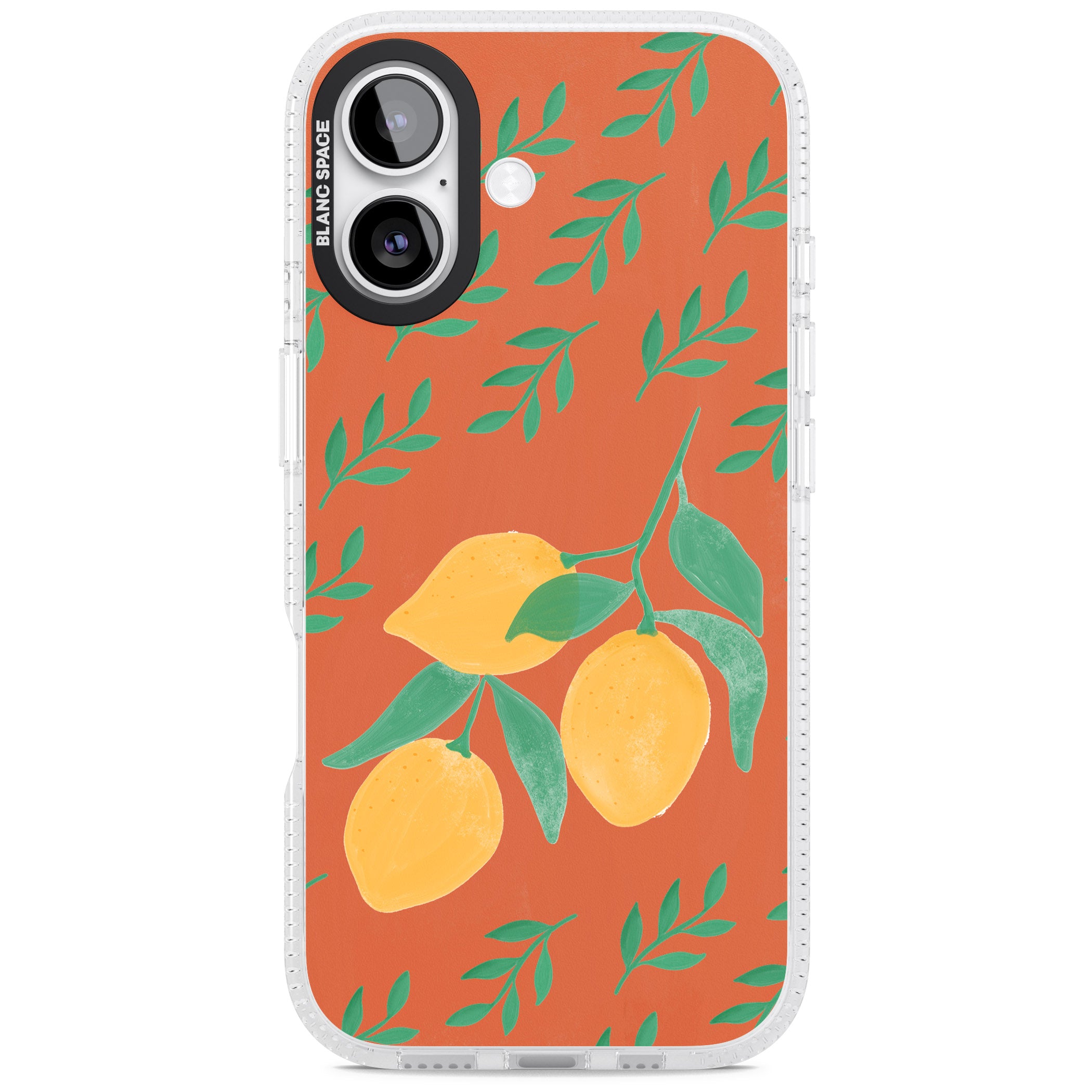 Tuscan Lemons iPhone 17 Impact Air Clear Phone Case