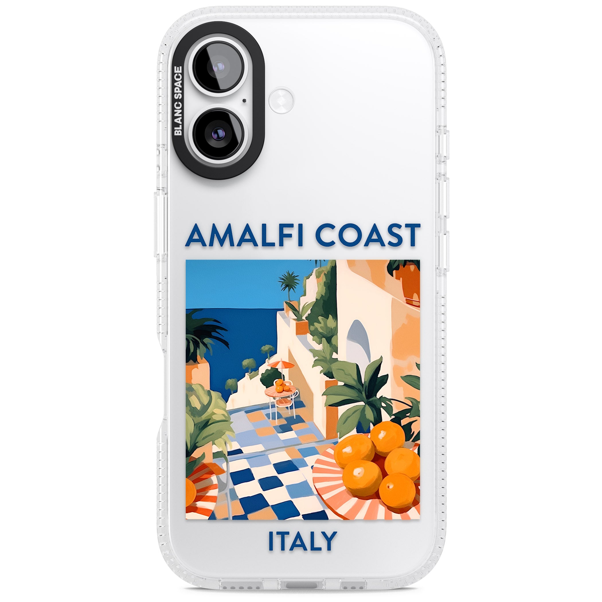 Amalfi Coast iPhone 17 Impact Air Clear Phone Case