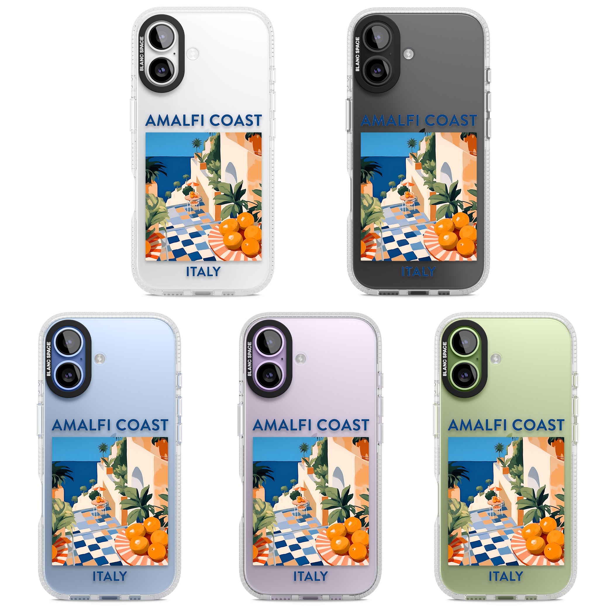 Amalfi Coast iPhone 17 Impact Air Clear Phone Case APT Impact Protection