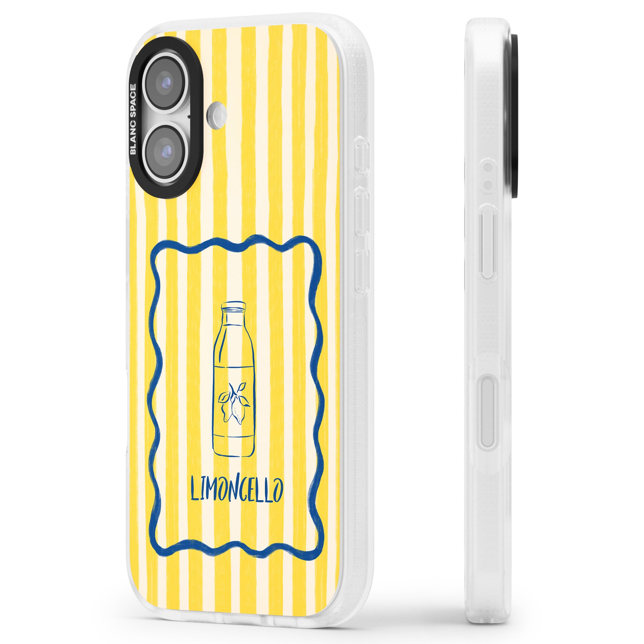 Limoncello iPhone 17 Impact Air Clear Phone Case Side Profile