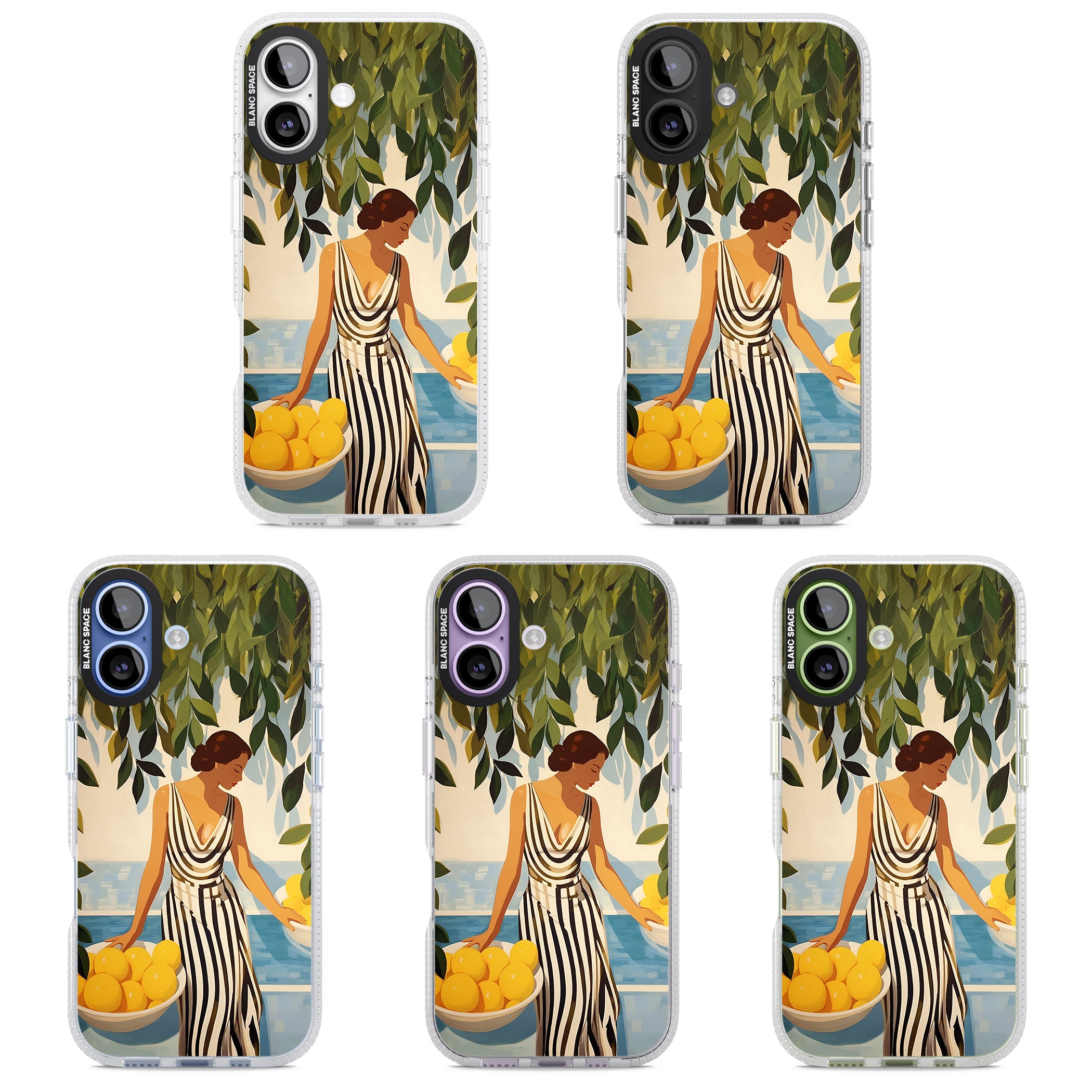 Lemon Picking iPhone 17 Impact Air Clear Phone Case APT Impact Protection