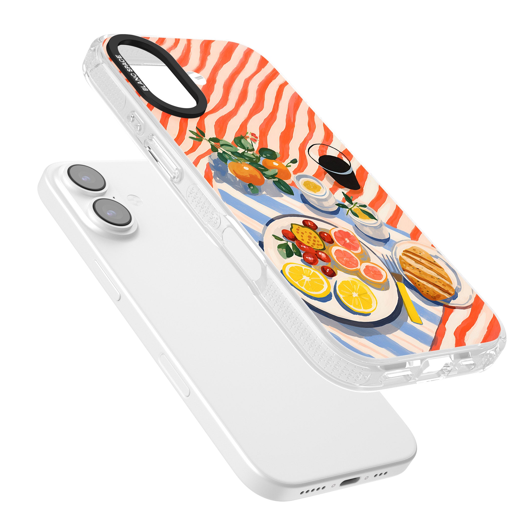 Citrus Picnic iPhone 17 Impact Air Clear Phone Case Colours