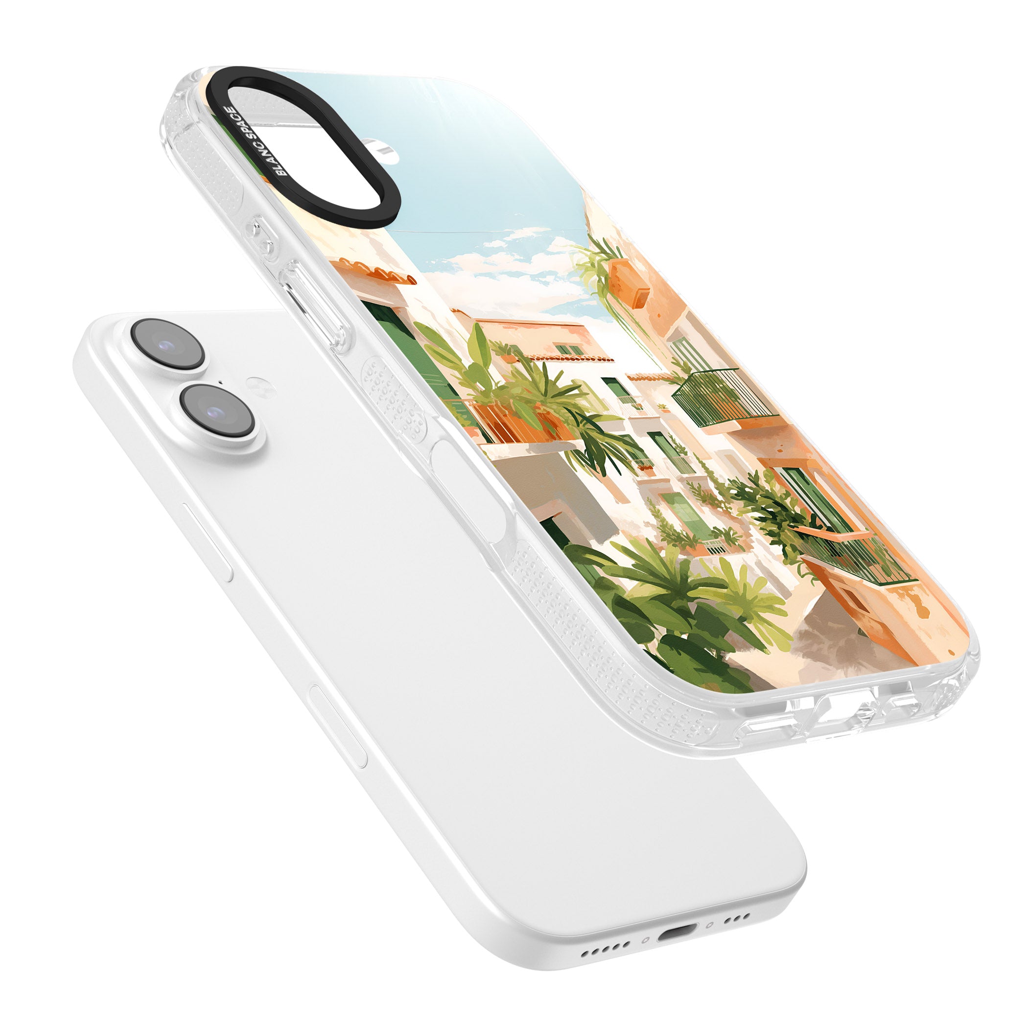 Tuscan Balconies iPhone 17 Impact Air Clear Phone Case Colours