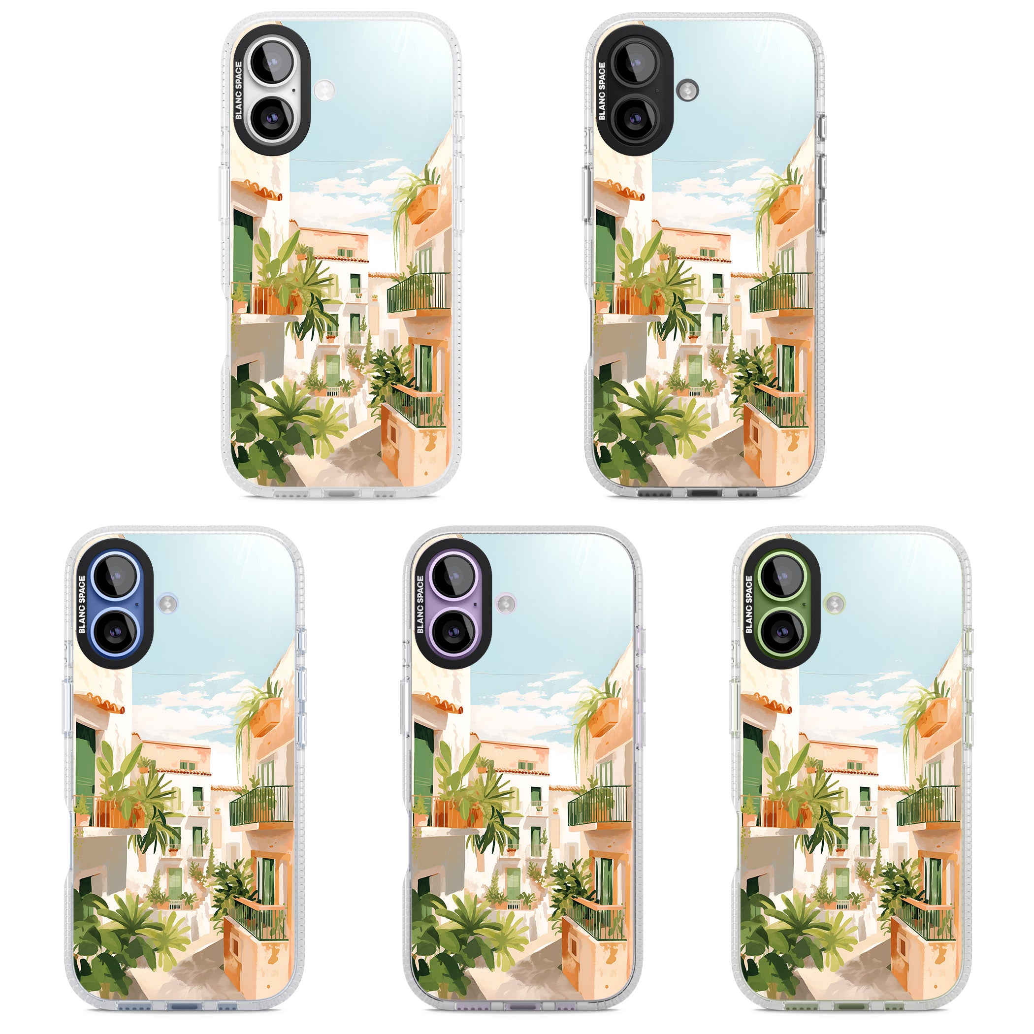 Tuscan Balconies iPhone 17 Impact Air Clear Phone Case APT Impact Protection