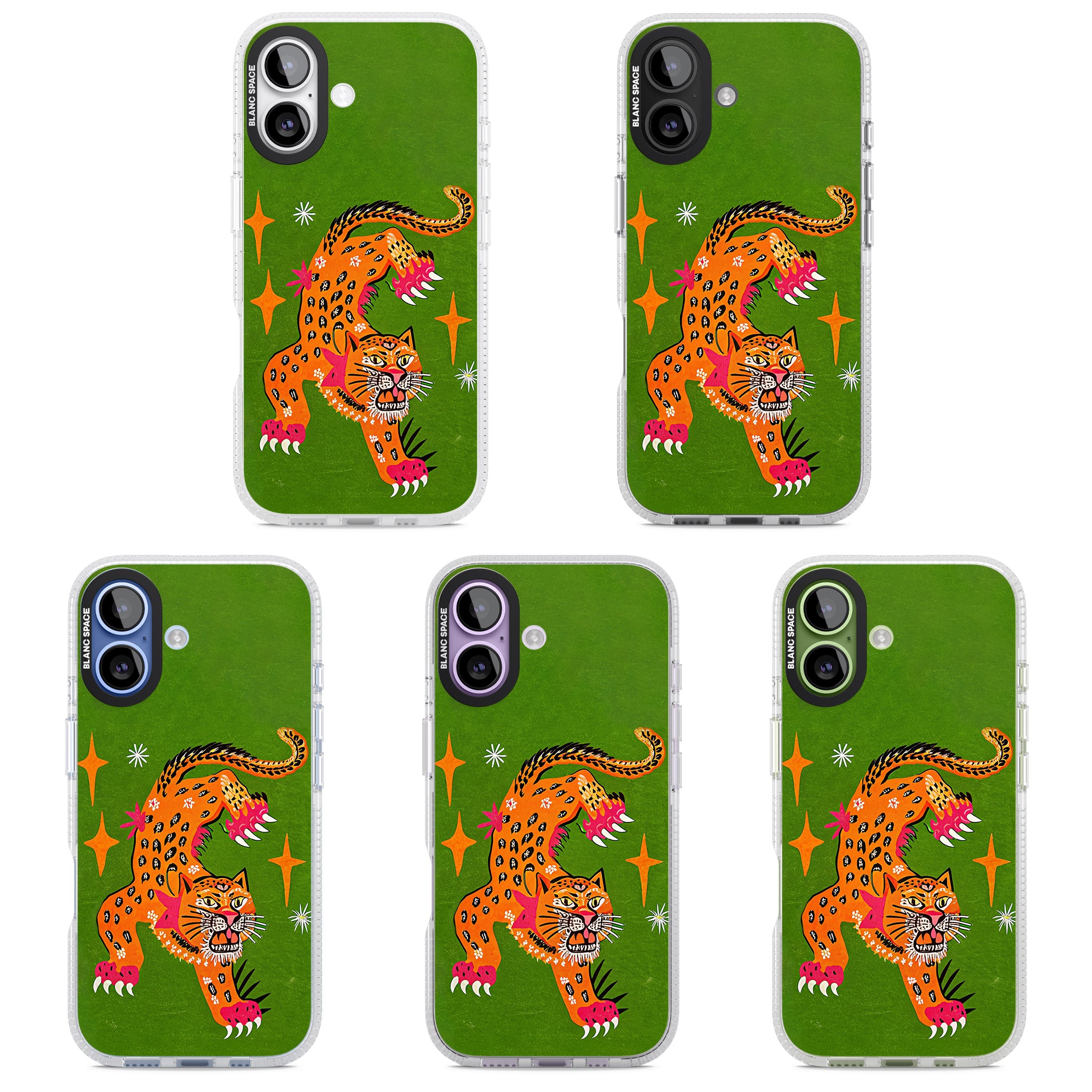 Fierce Jaguar iPhone 17 Impact Air Clear Phone Case APT Impact Protection