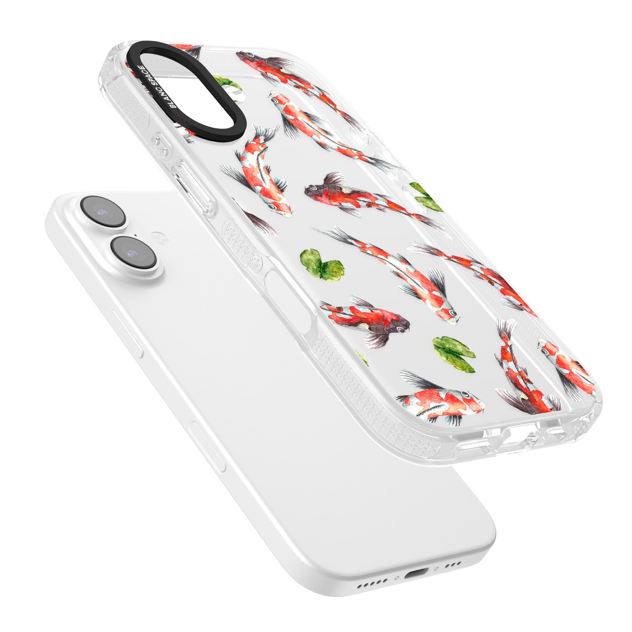 Koi Fish Watercolour iPhone 17 Impact Air Clear Phone Case Colours
