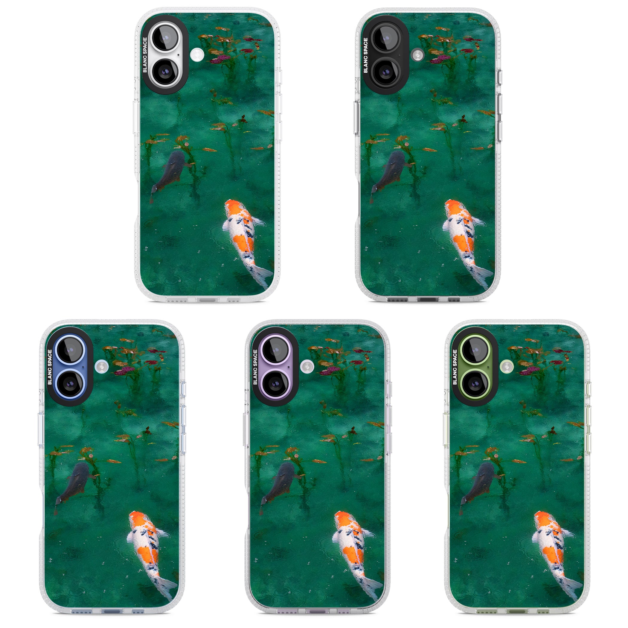 Koi Fish iPhone 17 Impact Air Clear Phone Case APT Impact Protection