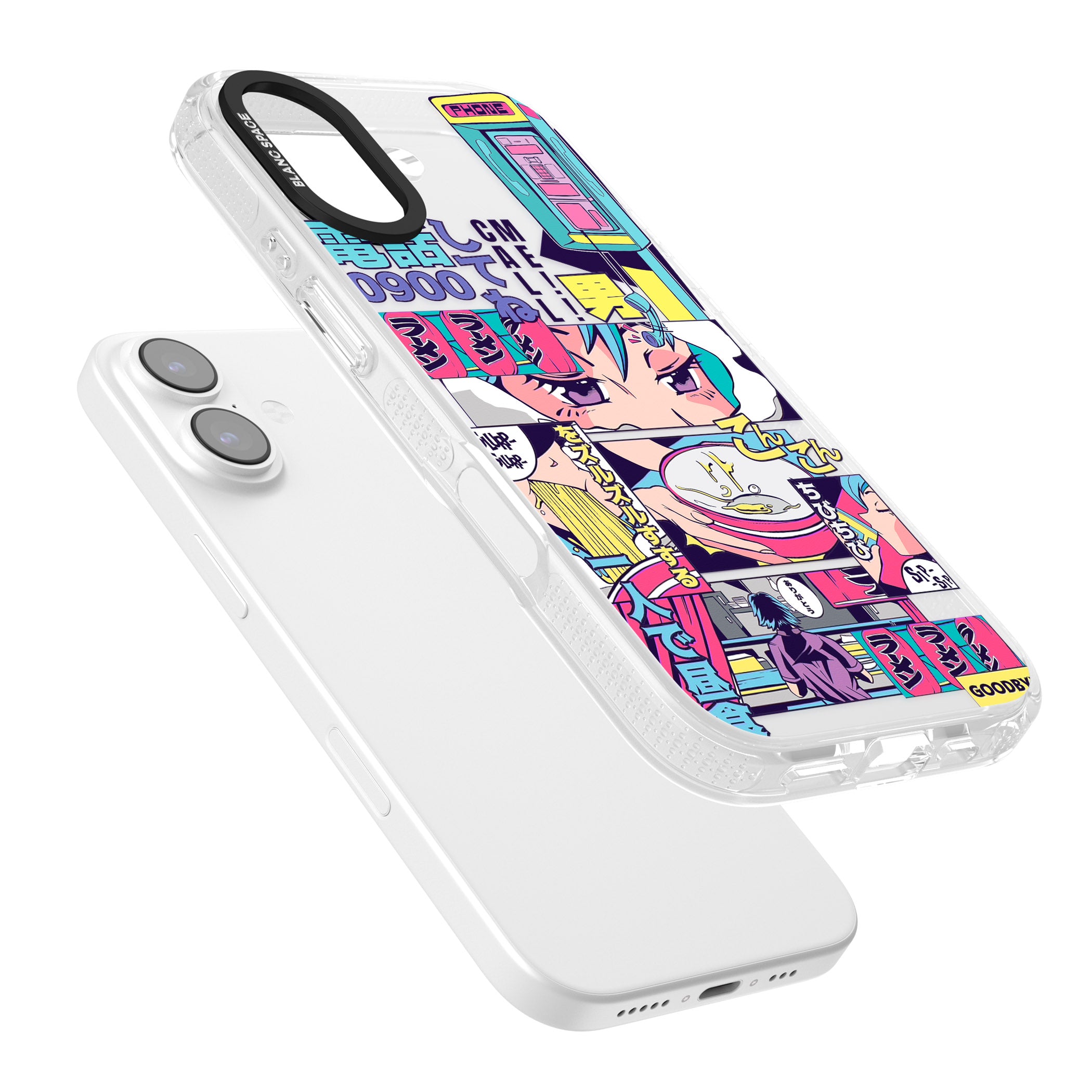 Vibrant Anime Comic iPhone 17 Impact Air Clear Phone Case Colours
