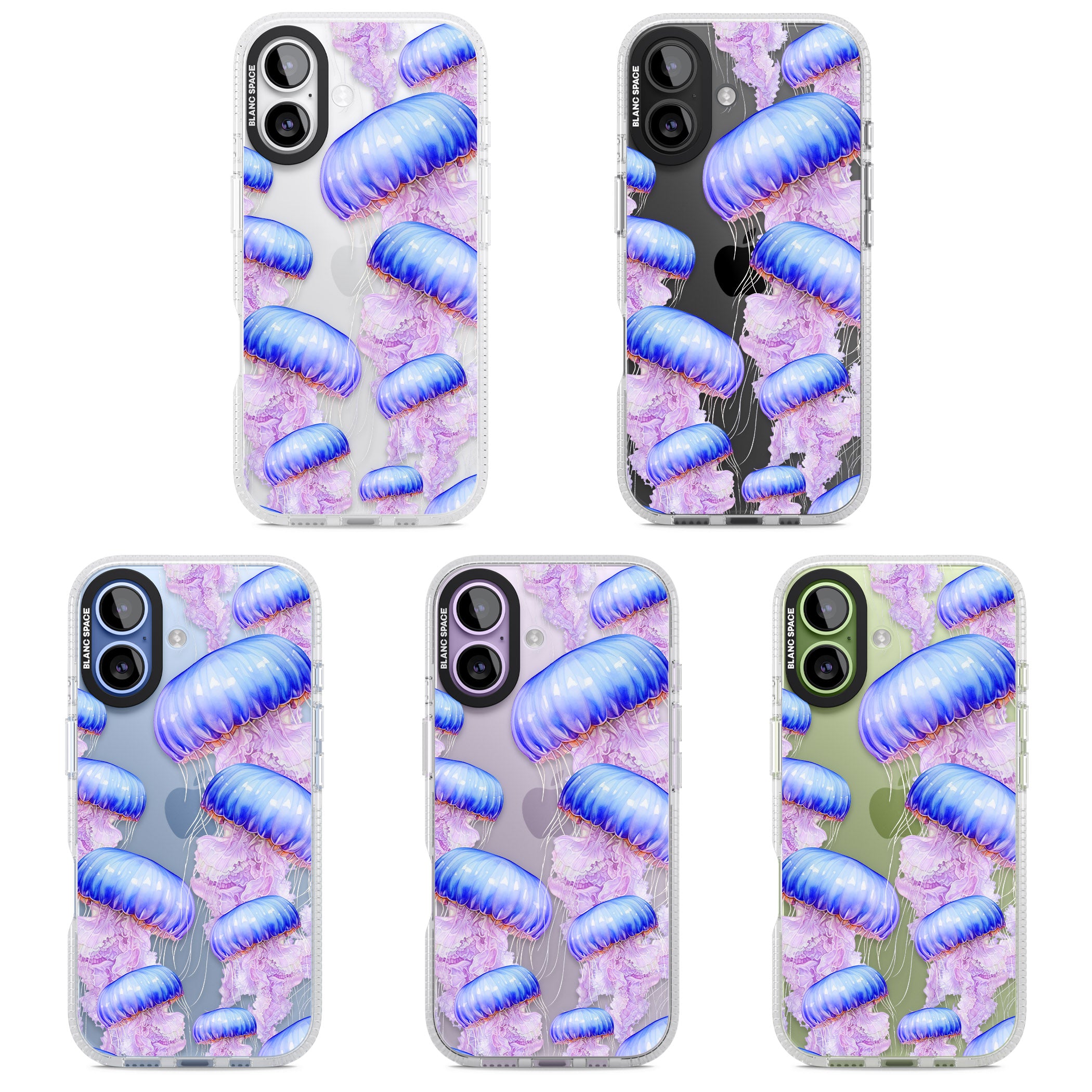 Jellyfish iPhone 17 Impact Air Clear Phone Case APT Impact Protection