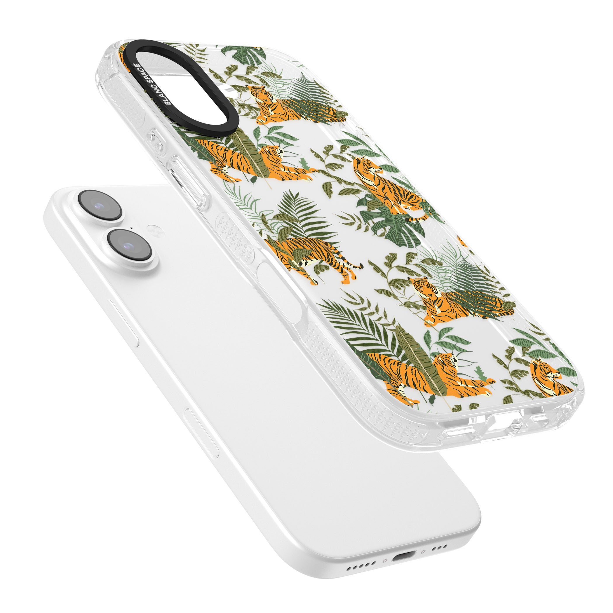 Tiger & Fern Jungle iPhone 17 Impact Air Clear Phone Case Colours