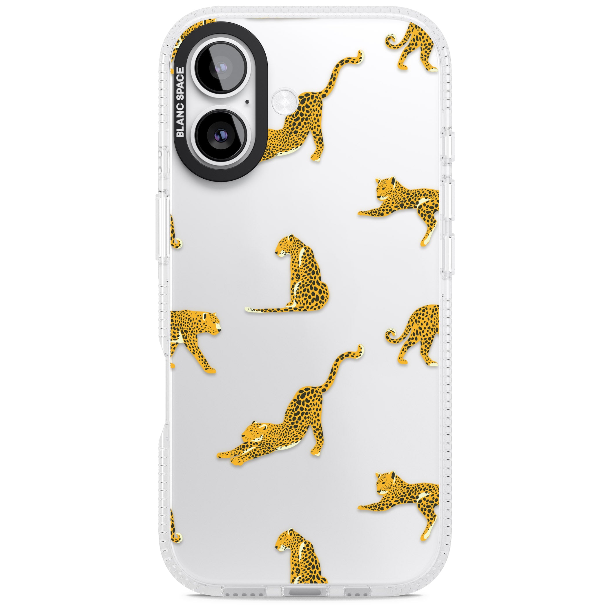 Leopard Spots iPhone 17 Impact Air Clear Phone Case