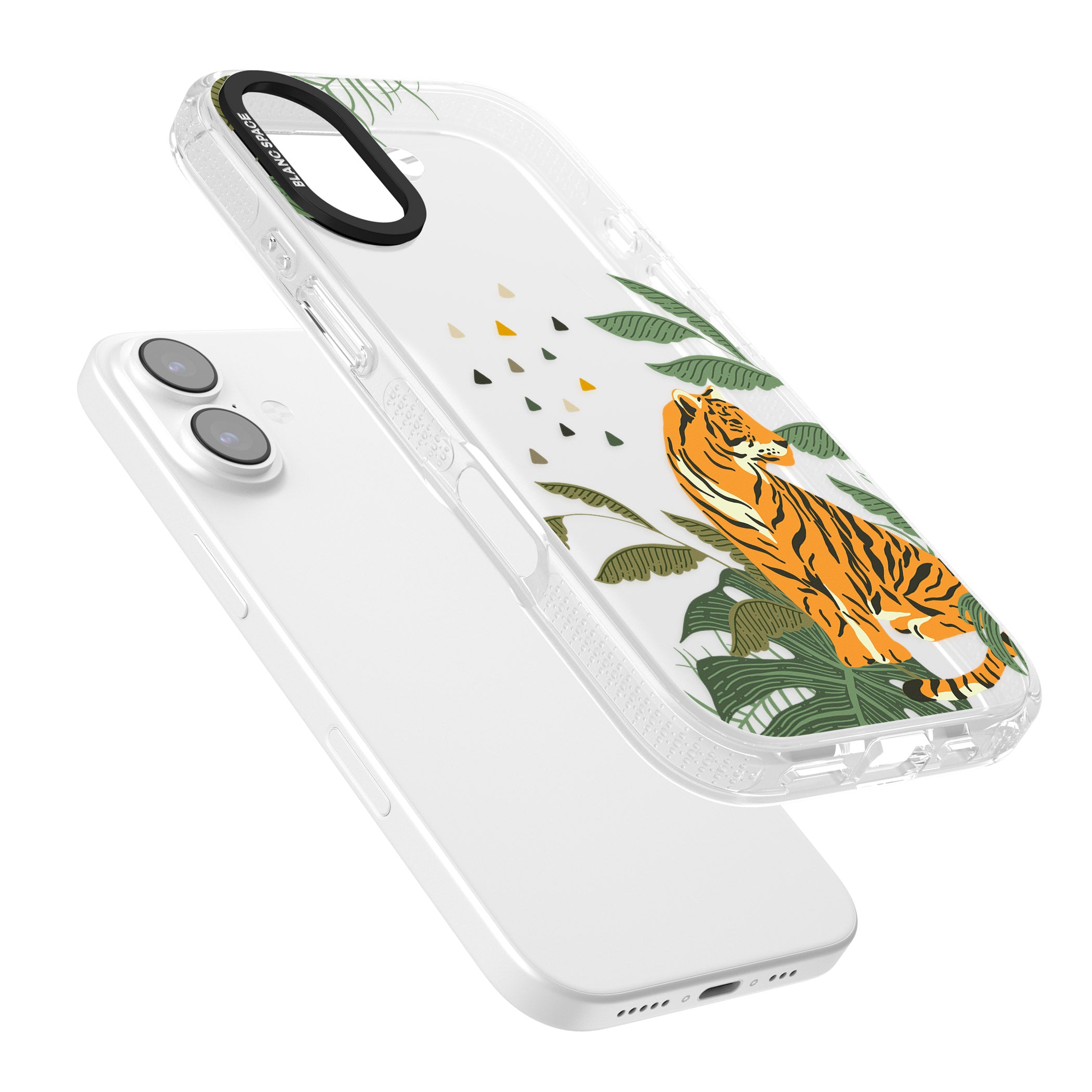 Tiger Jungle iPhone 17 Impact Air Clear Phone Case Colours