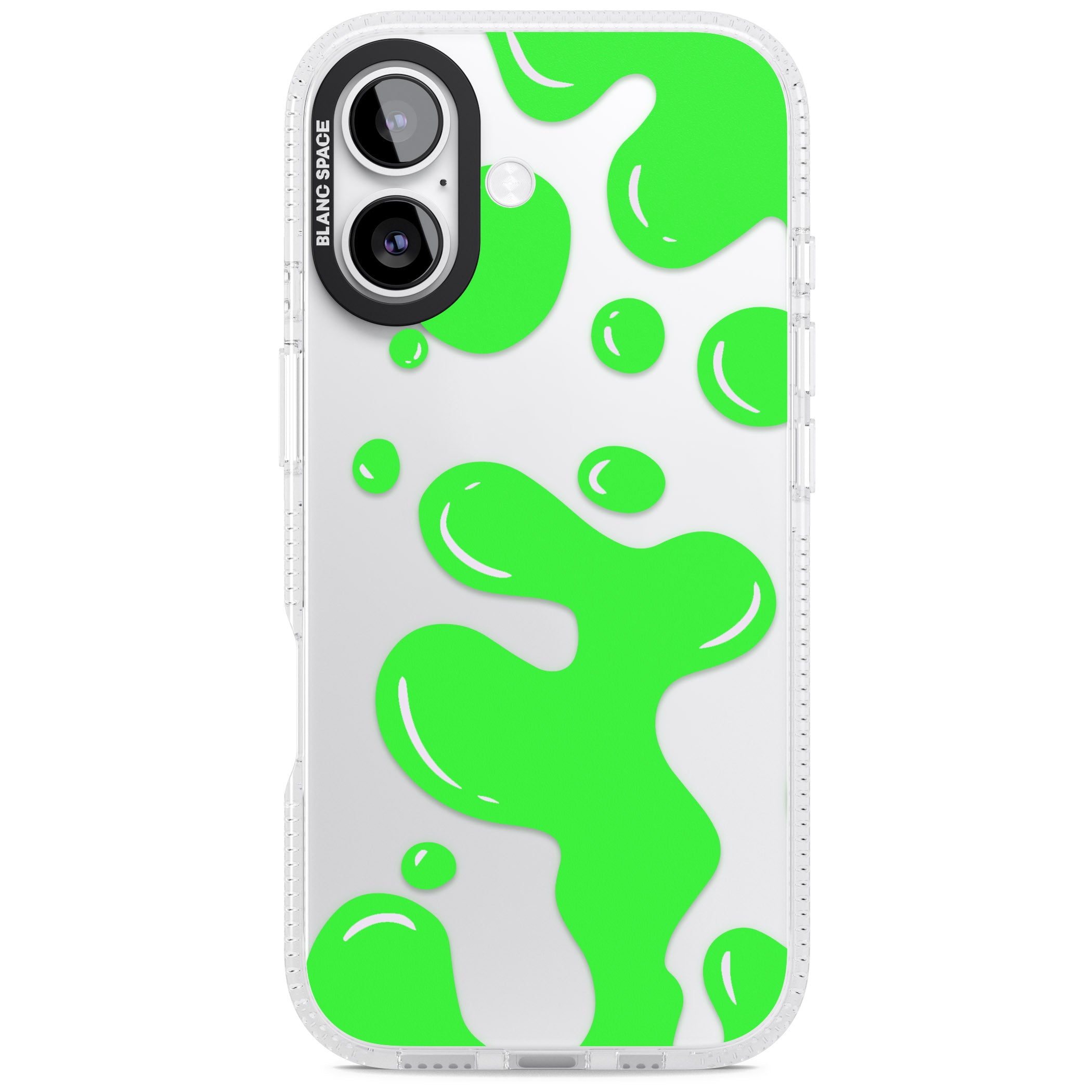 Green Lava Lamp iPhone 17 Impact Air Clear Phone Case
