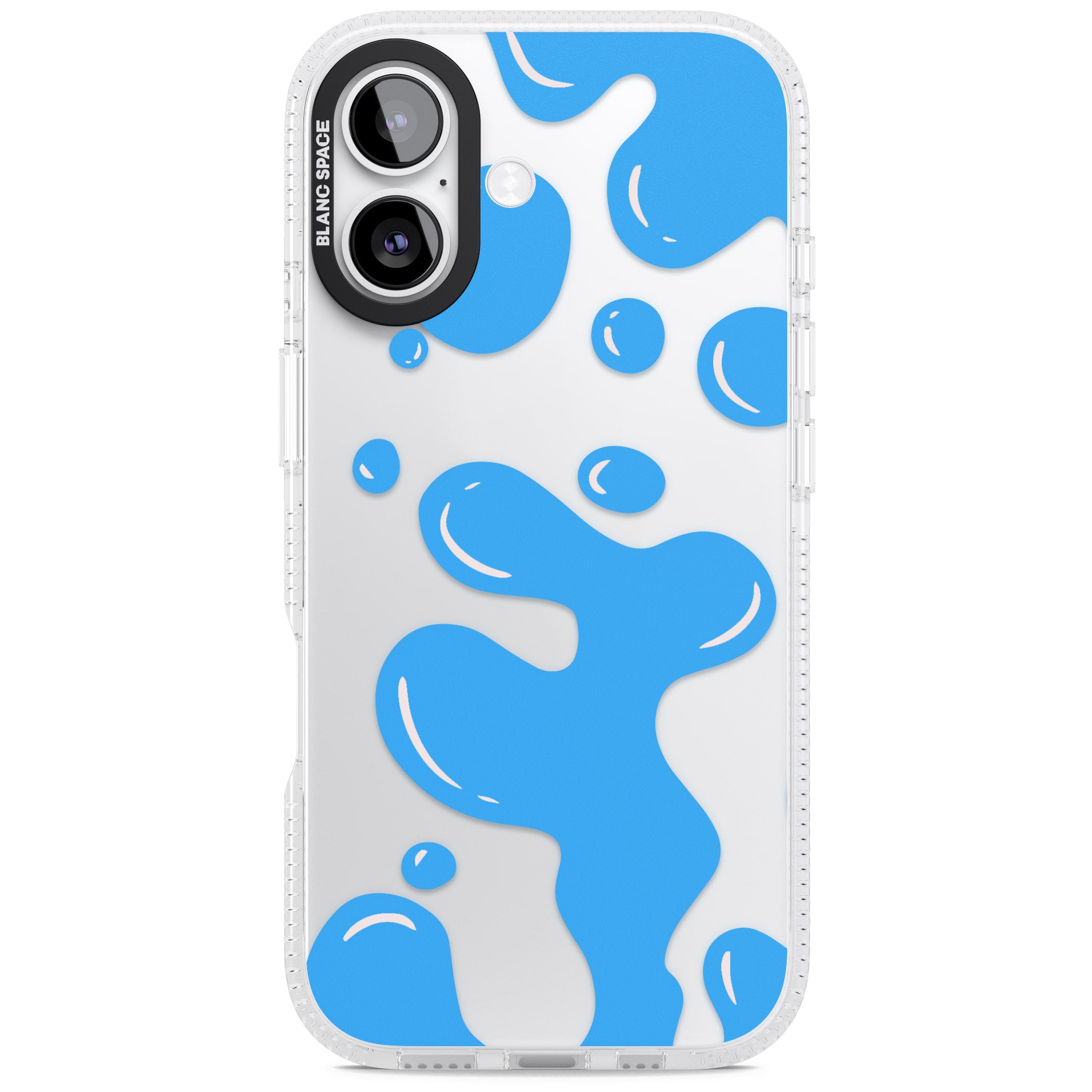 Blue Lava Lamp iPhone 17 Impact Air Clear Phone Case