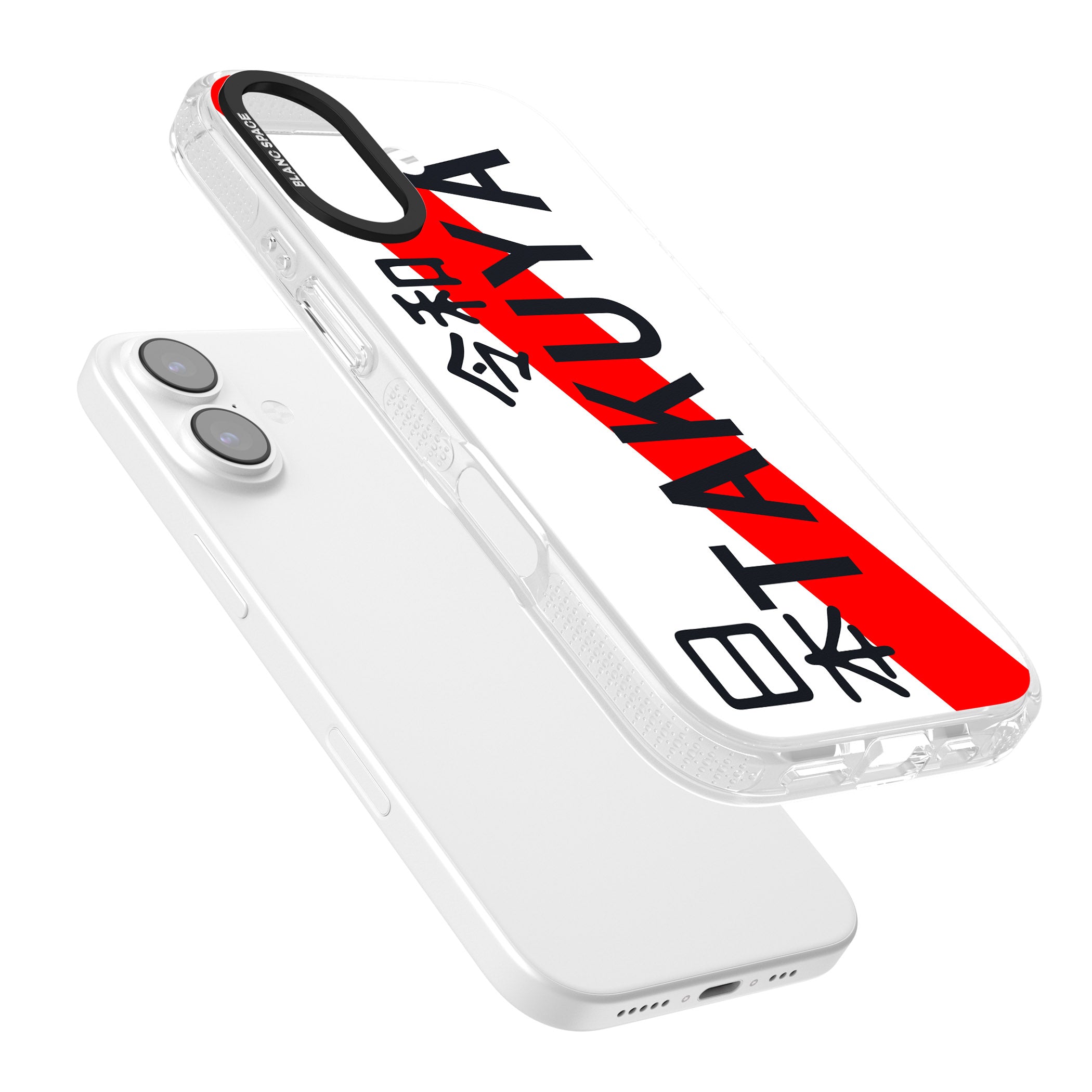 Personalised Japanese License Plate iPhone 17 Impact Air Clear Phone Case Colours