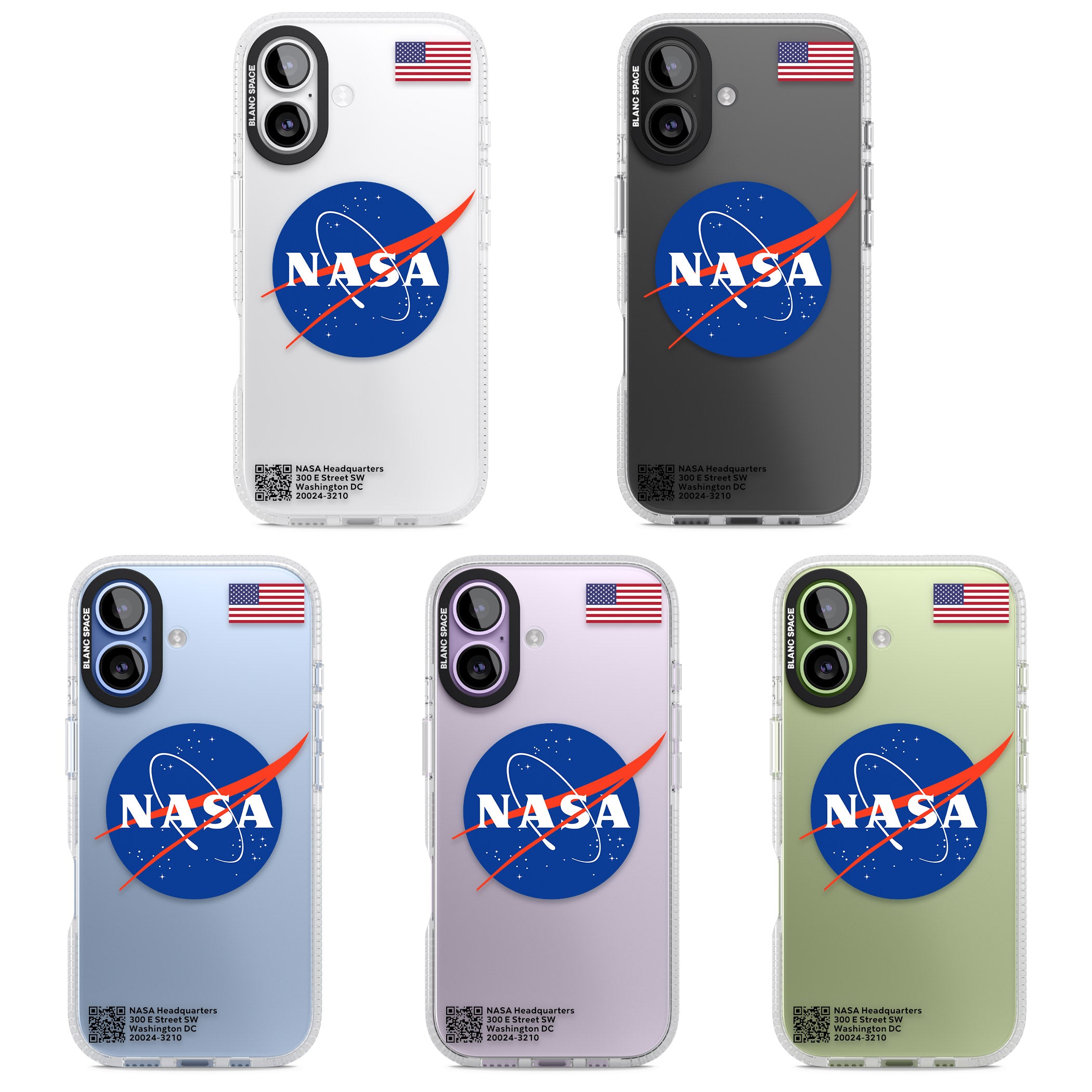 Nasa Meatball iPhone 17 Impact Air Clear Phone Case APT Impact Protection