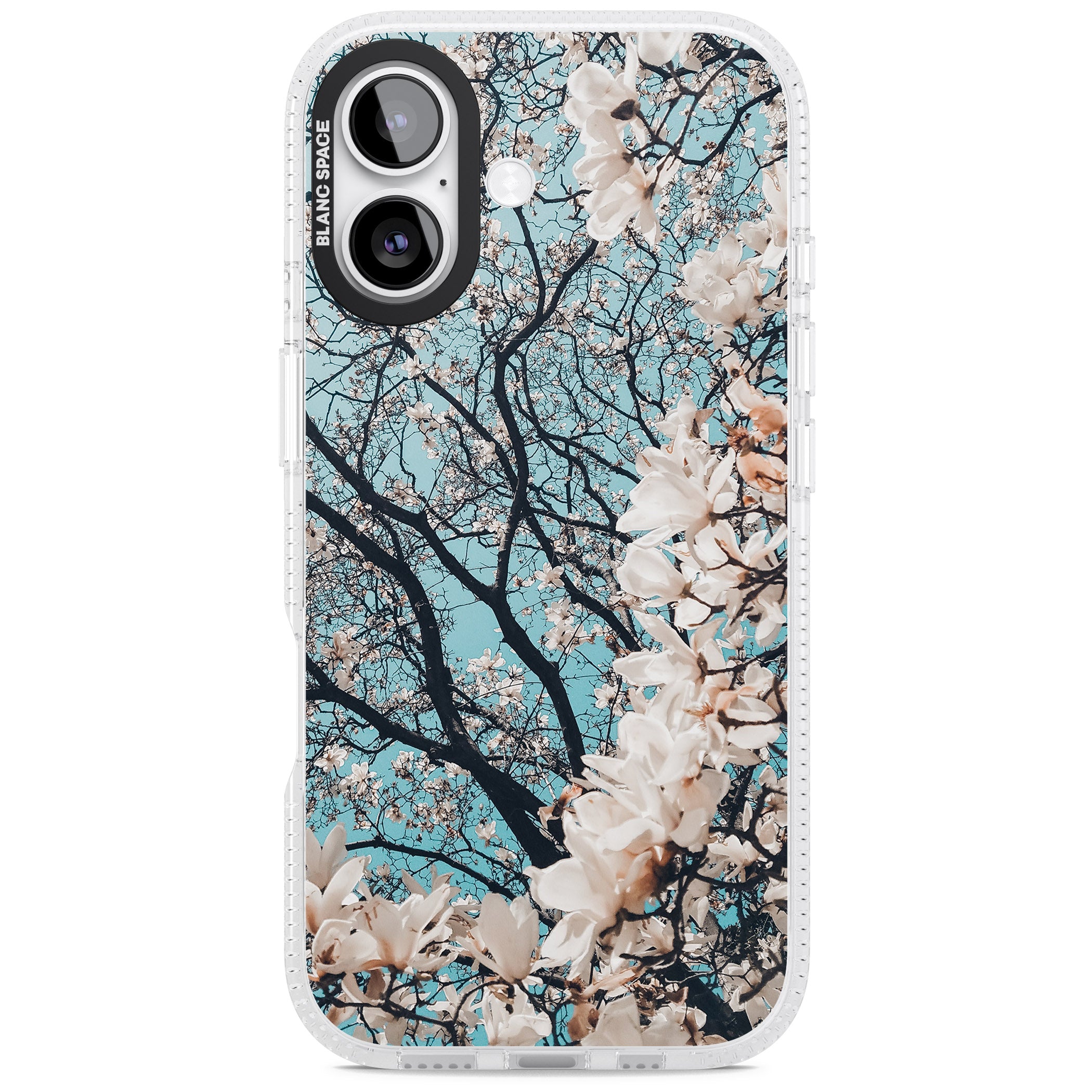 Magnolia Bloom iPhone 17 Impact Air Clear Phone Case