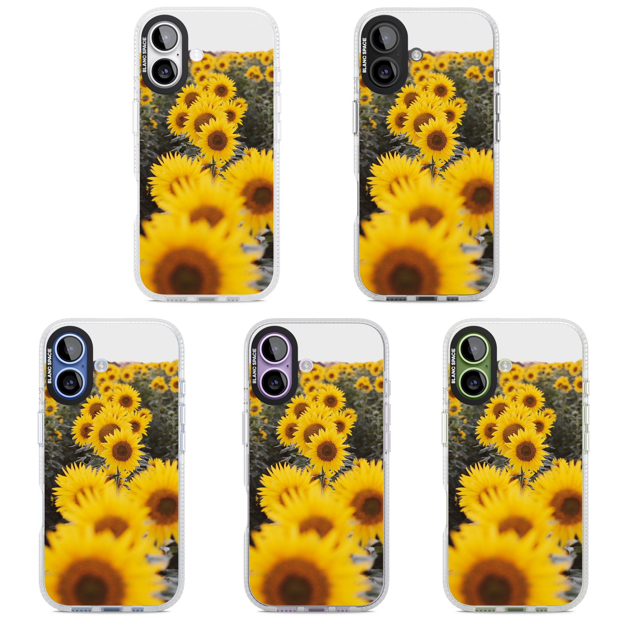 Sunflower Field iPhone 17 Impact Air Clear Phone Case APT Impact Protection
