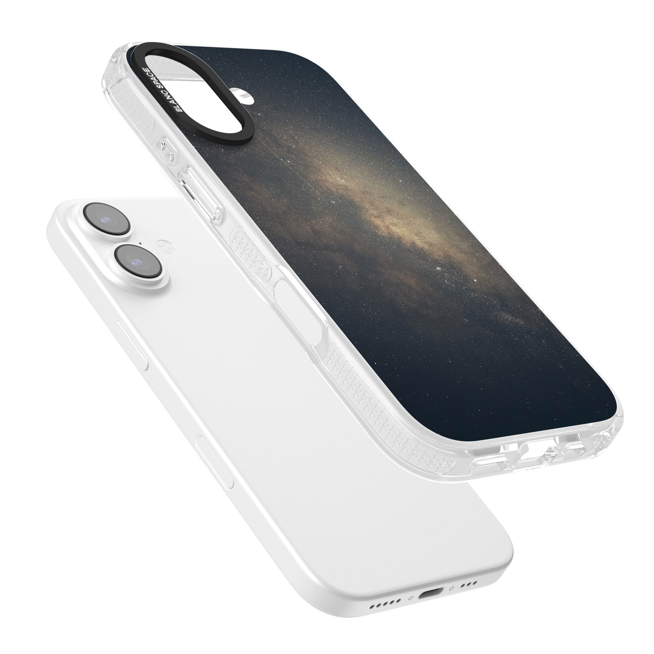 Cosmic Night Sky iPhone 17 Impact Air Clear Phone Case Colours