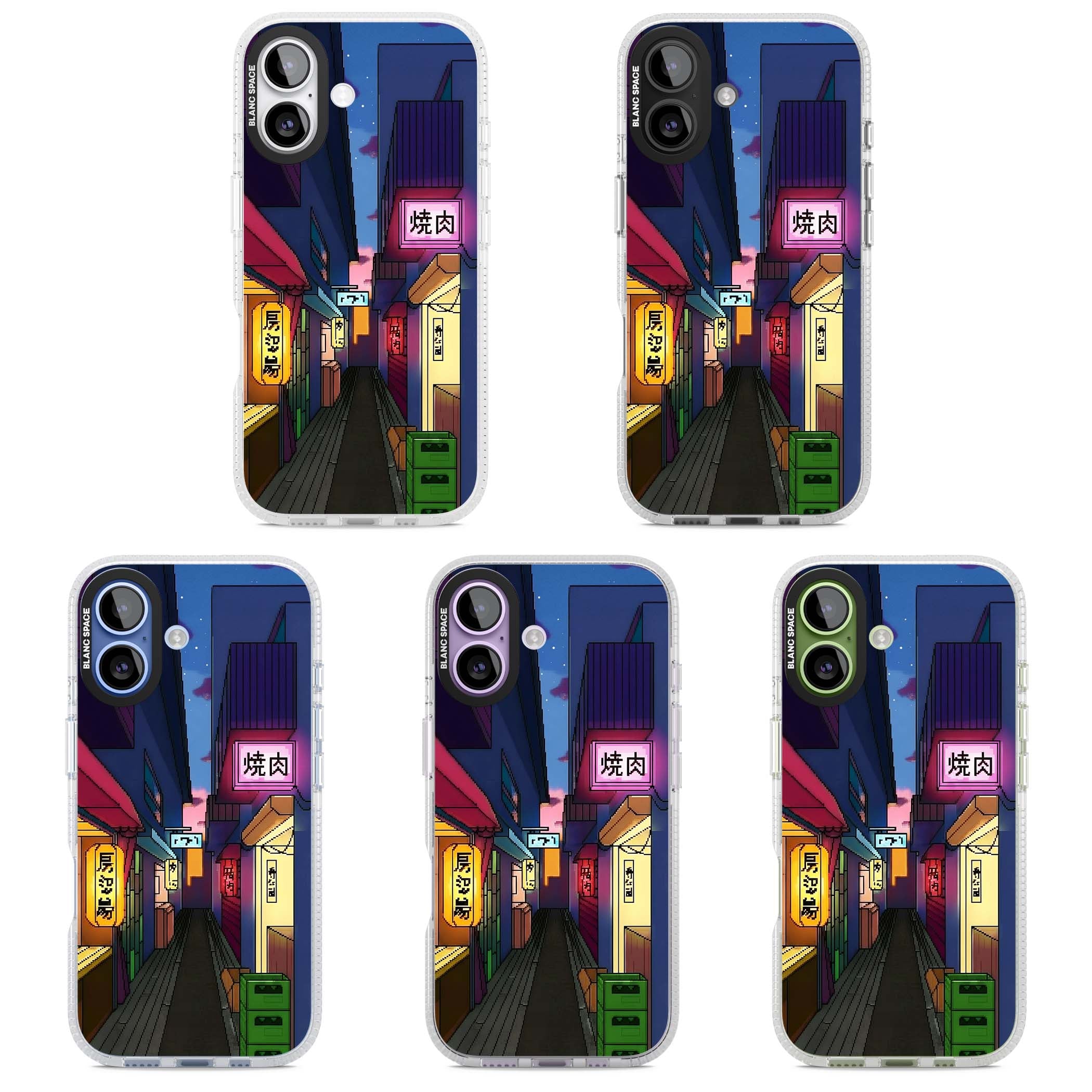 Nights In The Yokocho for him iPhone case | Clear Case Impact Air case for iPhone 17